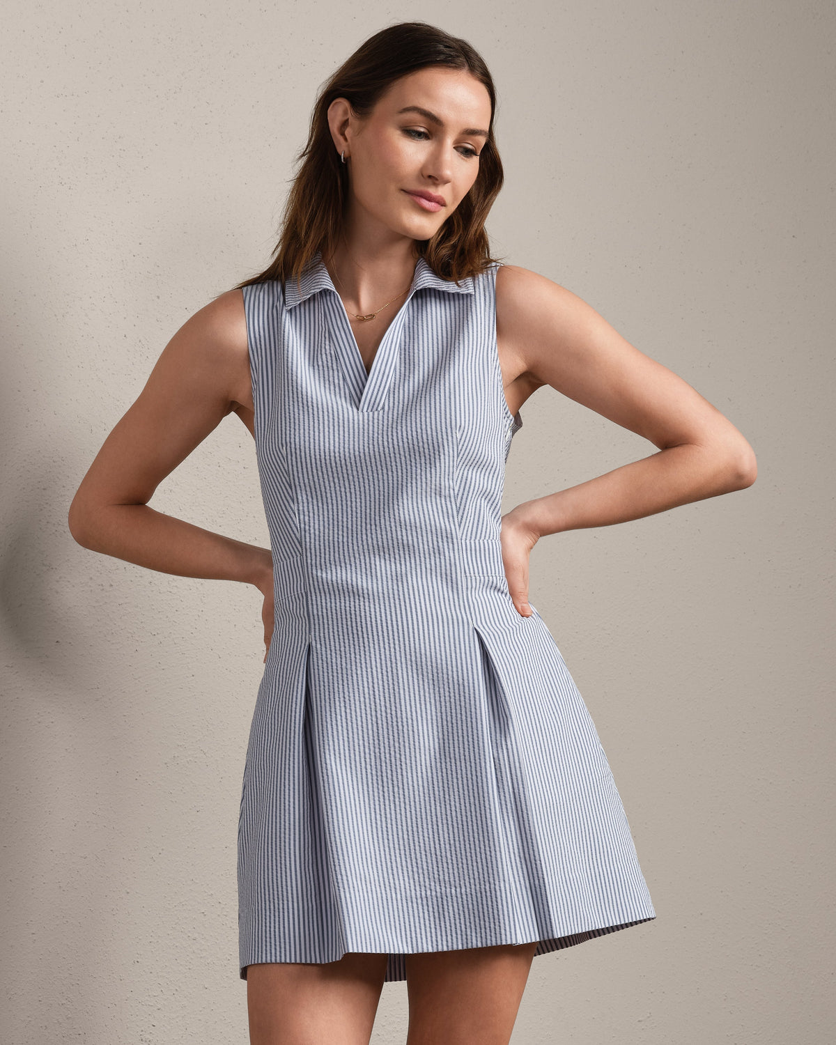 Washed Navy Stripe - Back