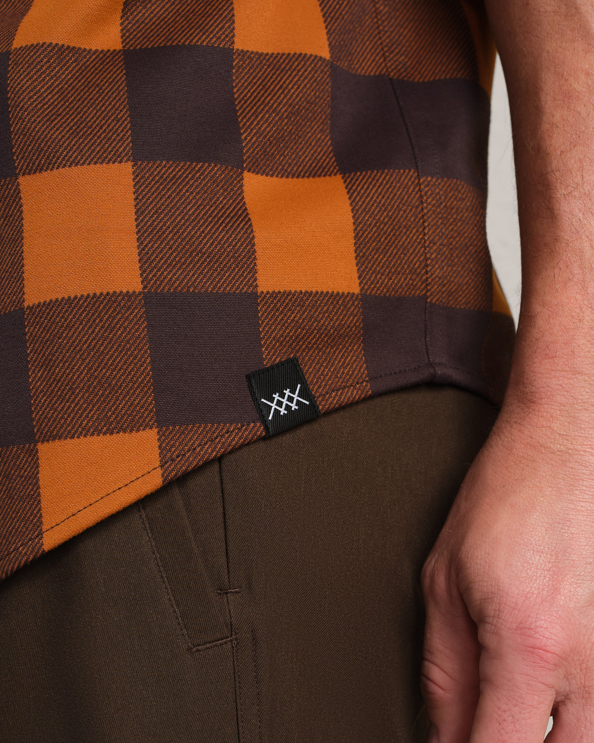 Dark Caramel/Dark Espresso Buffalo Check