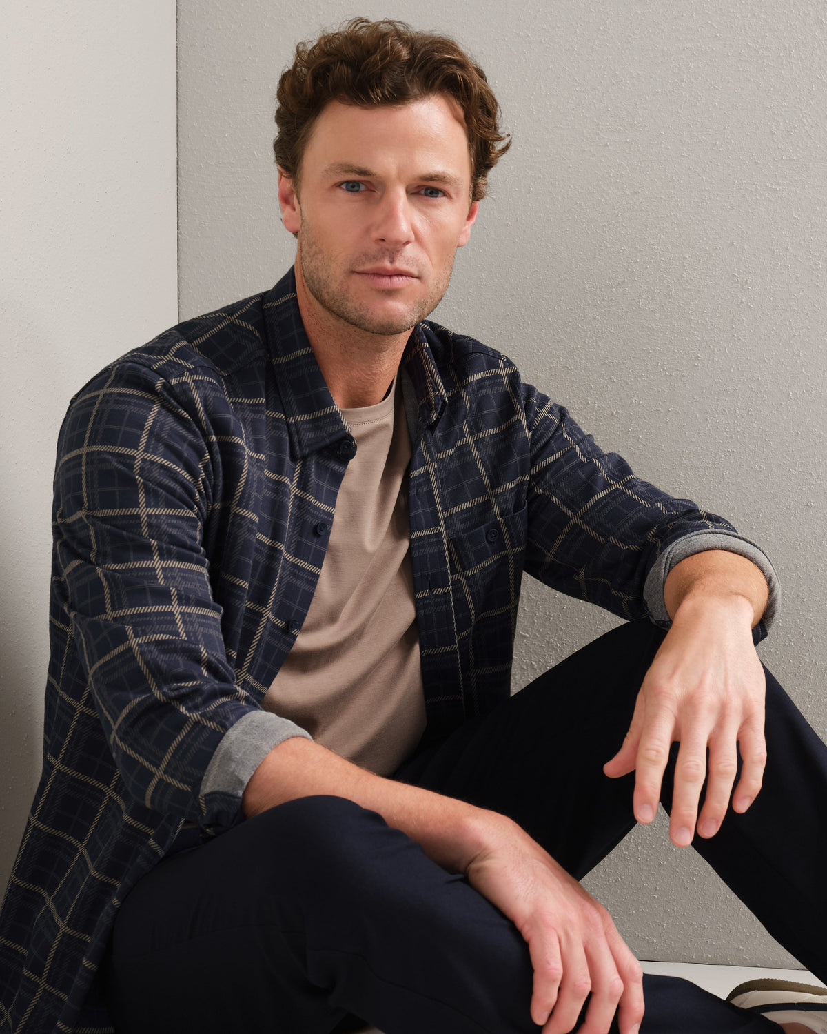 Fatigue Green/True Navy Plaid