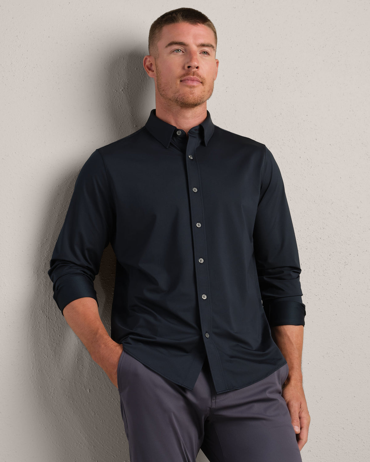 True Navy Oxford - Front