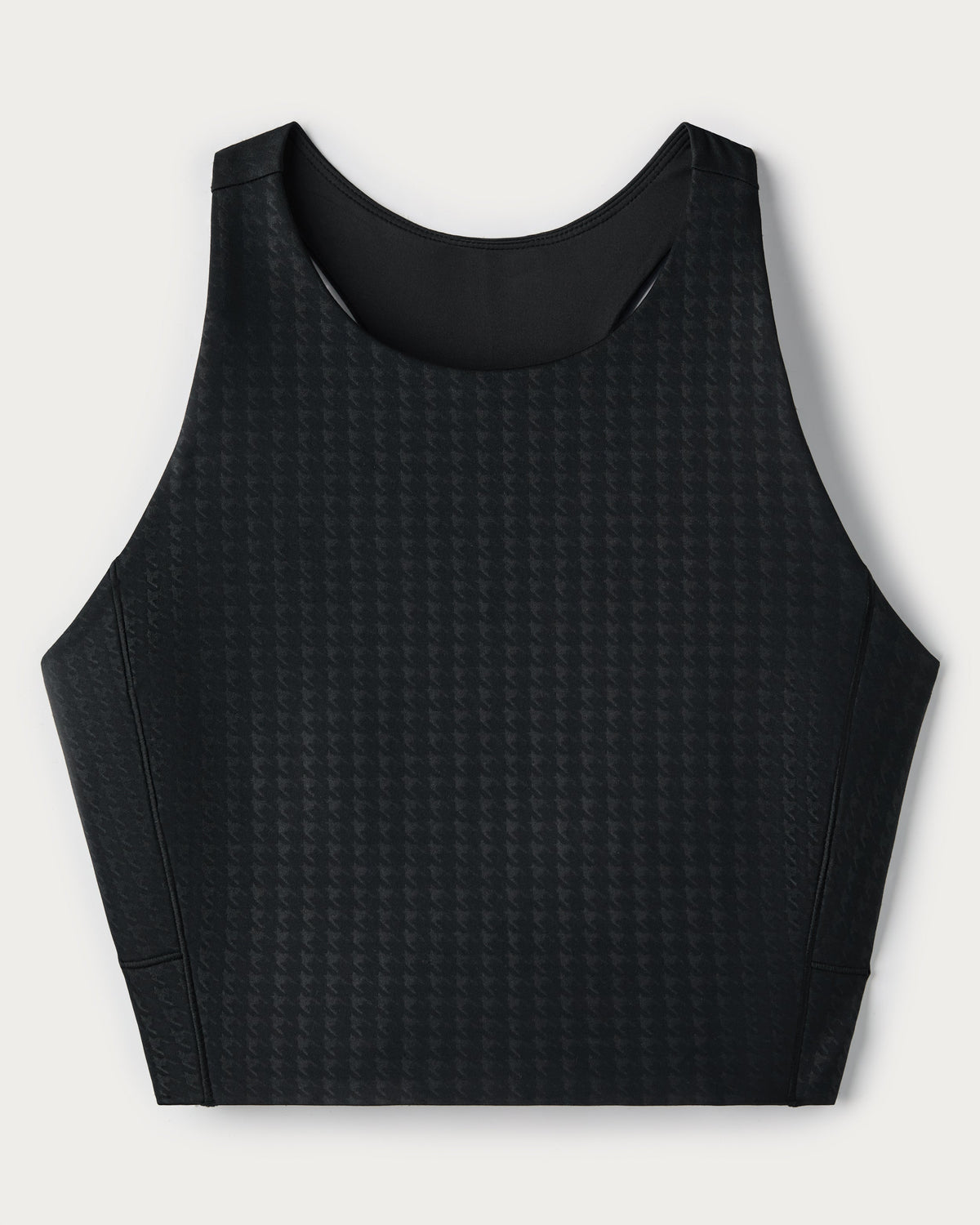 Pure Black Houndstooth