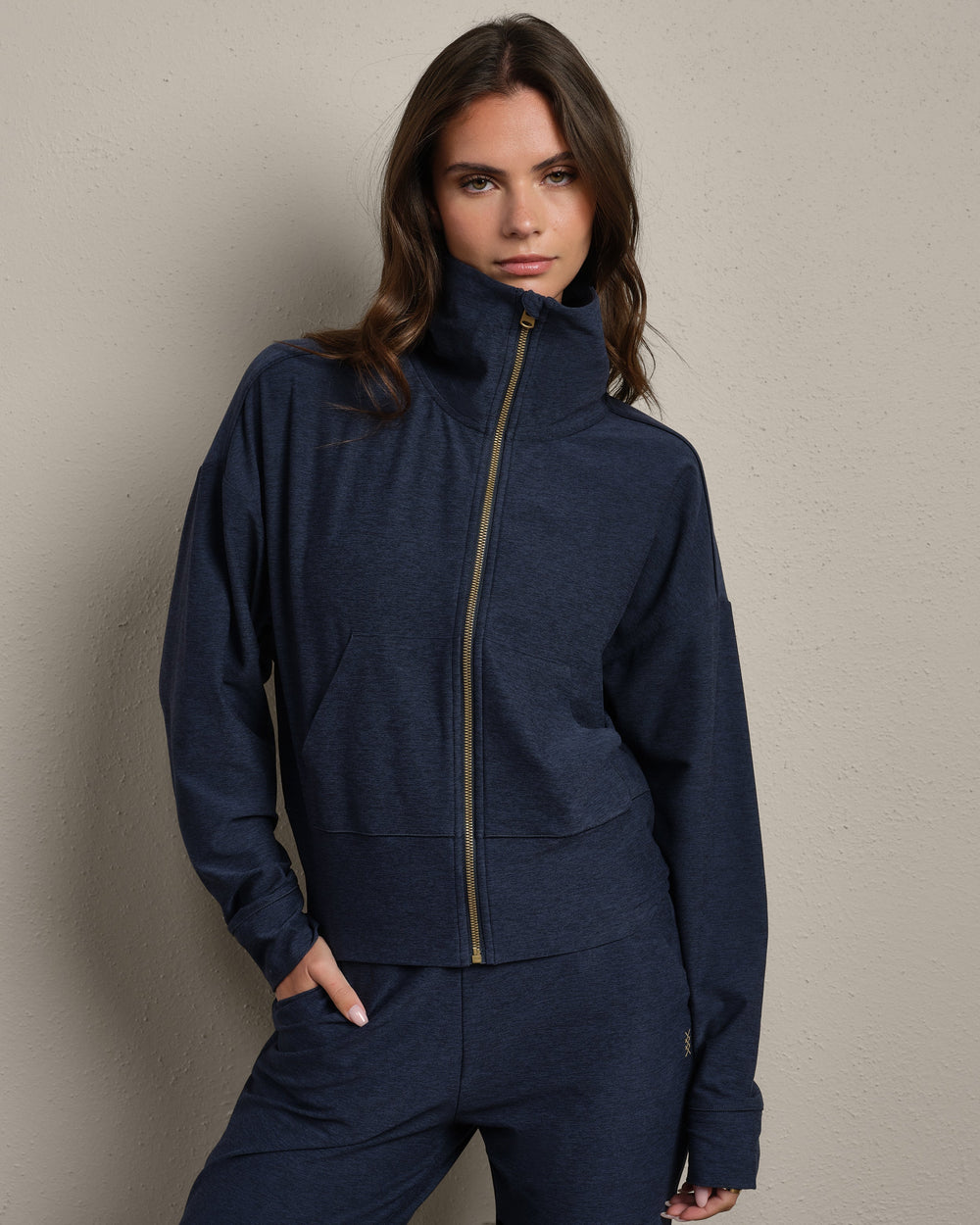 Navy Heather - Front