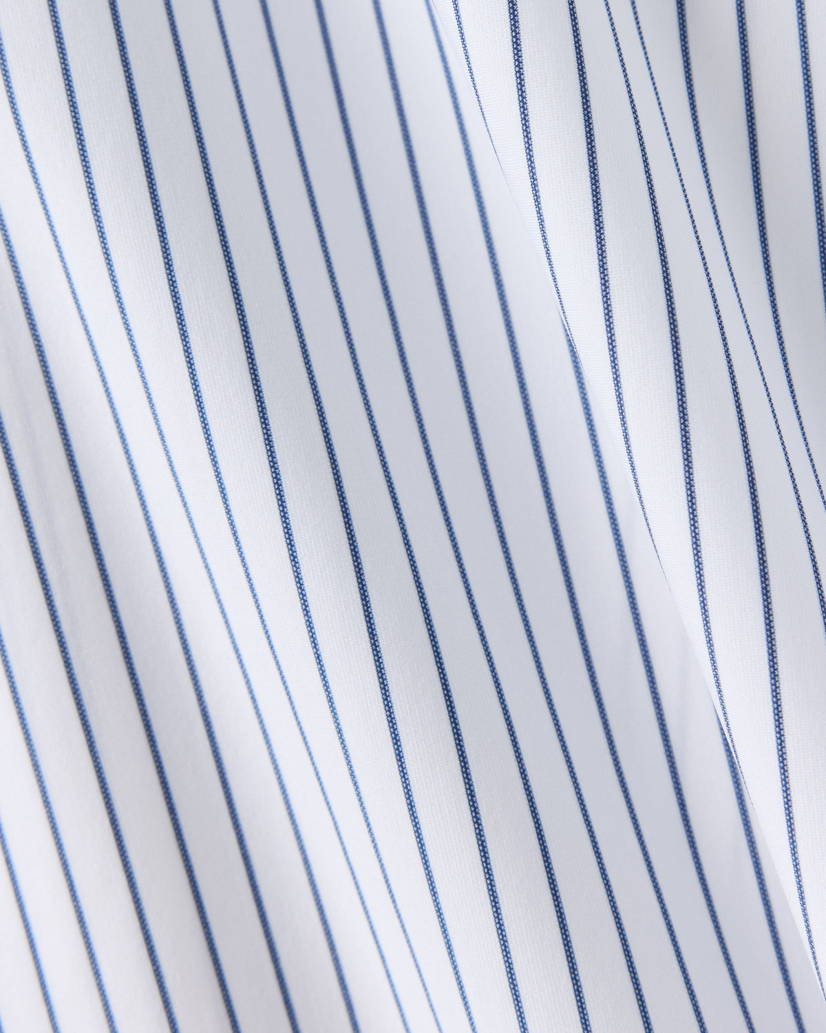 White/Navy Pinstripe
