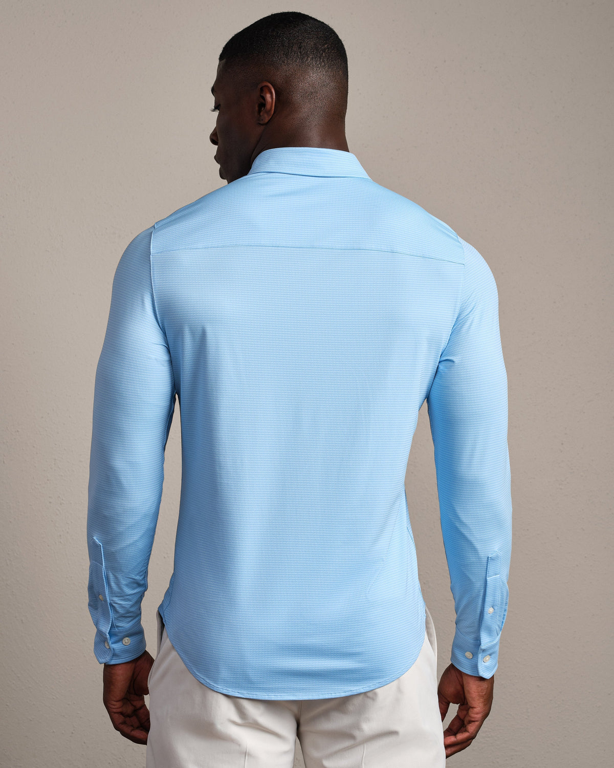 French Blue Micro Gingham