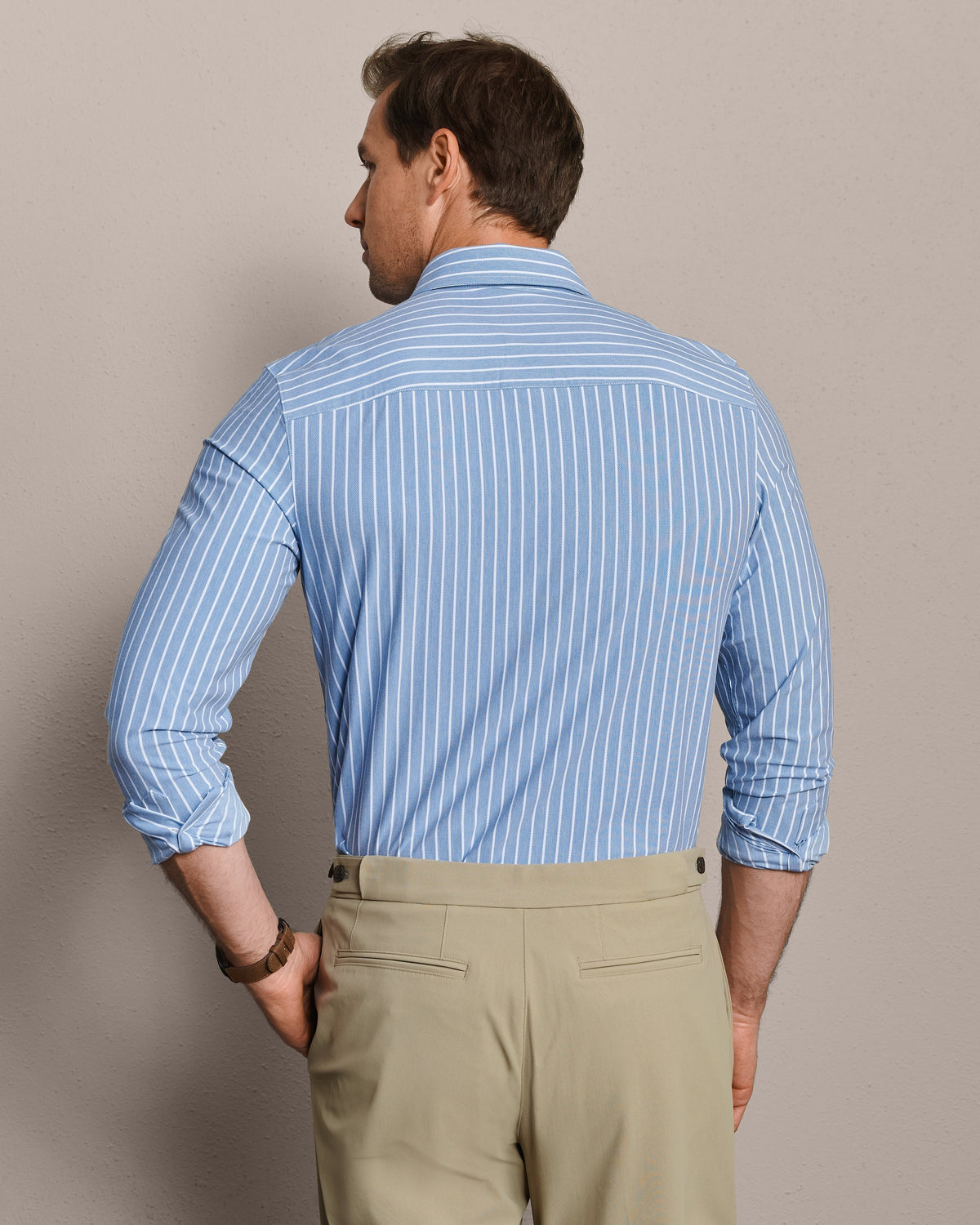 Blue Oxford Stripe - Back
