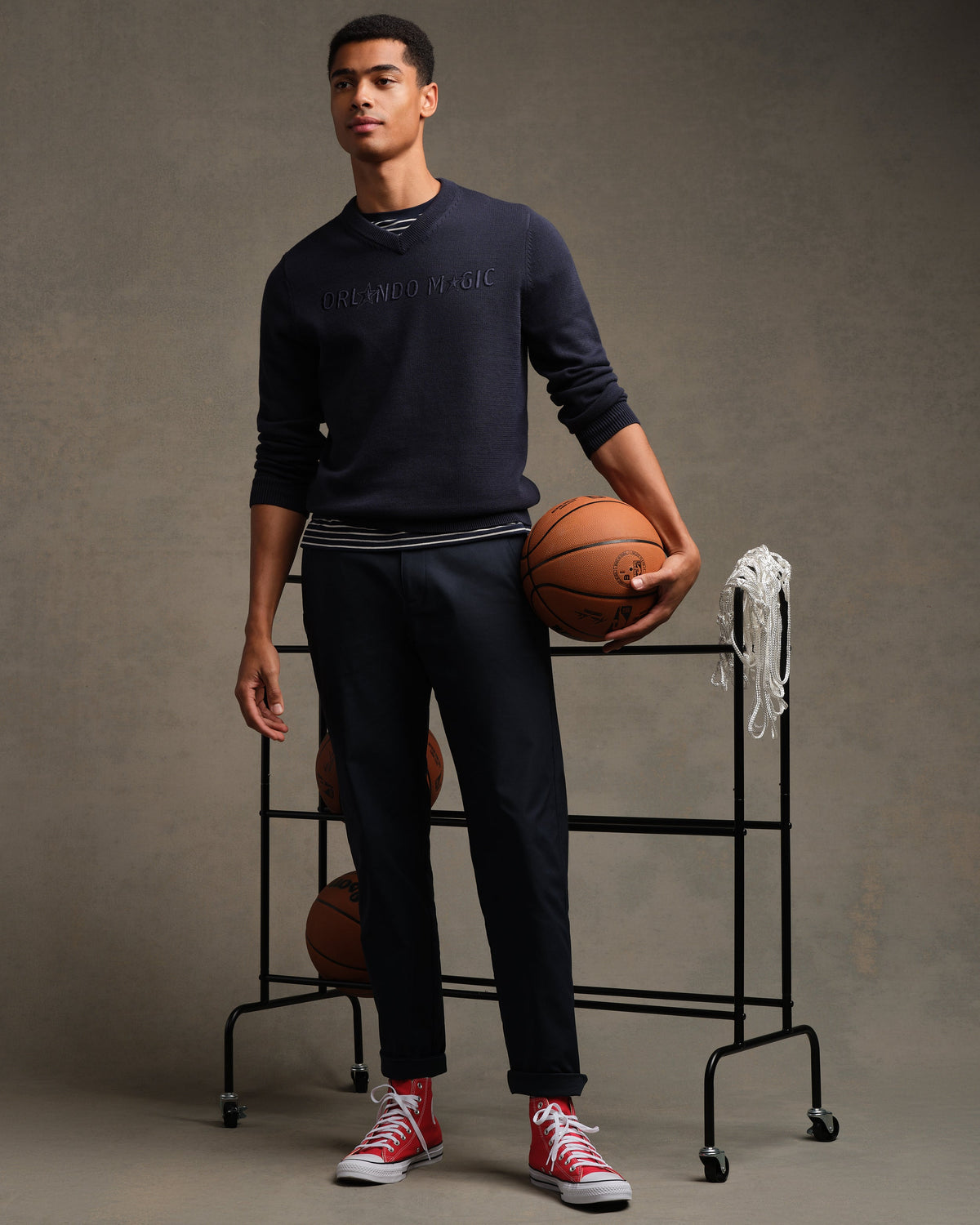 [NBA team=Orlando Magic] True Navy:Orlando Magic - Back