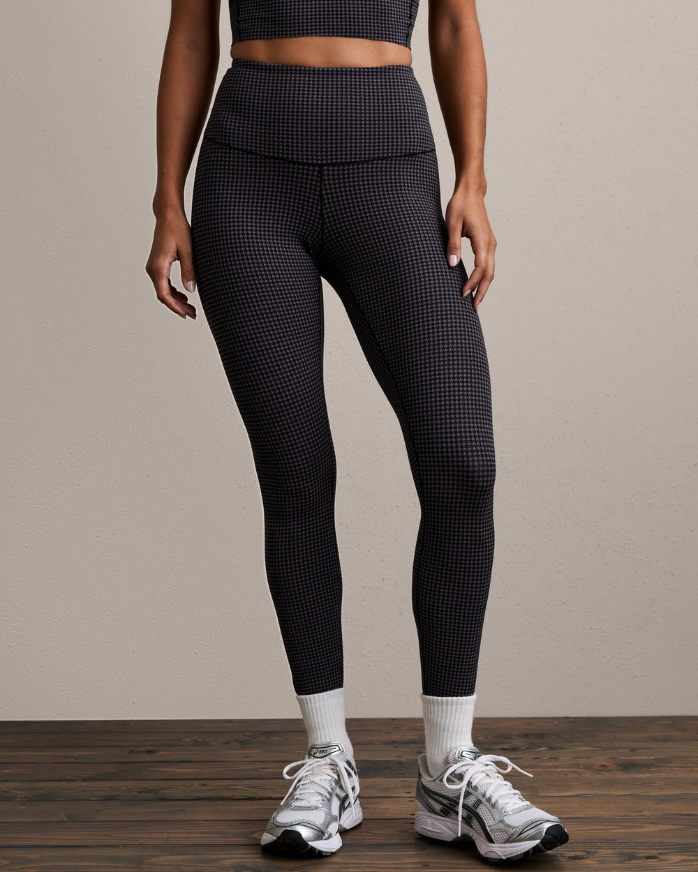 Shadow Mauve Houndstooth - Front