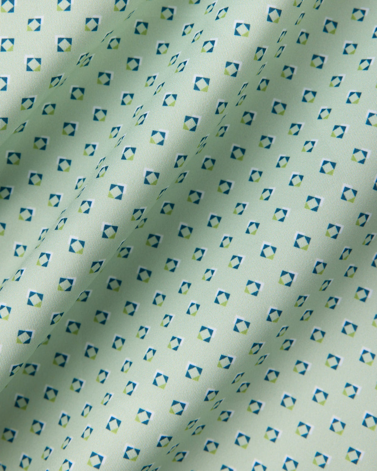 Cool Mint Square Geo