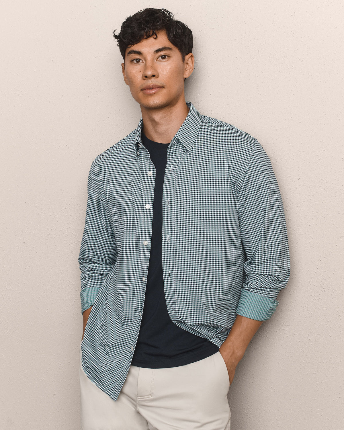 Fern Green/Navy Gingham - Front