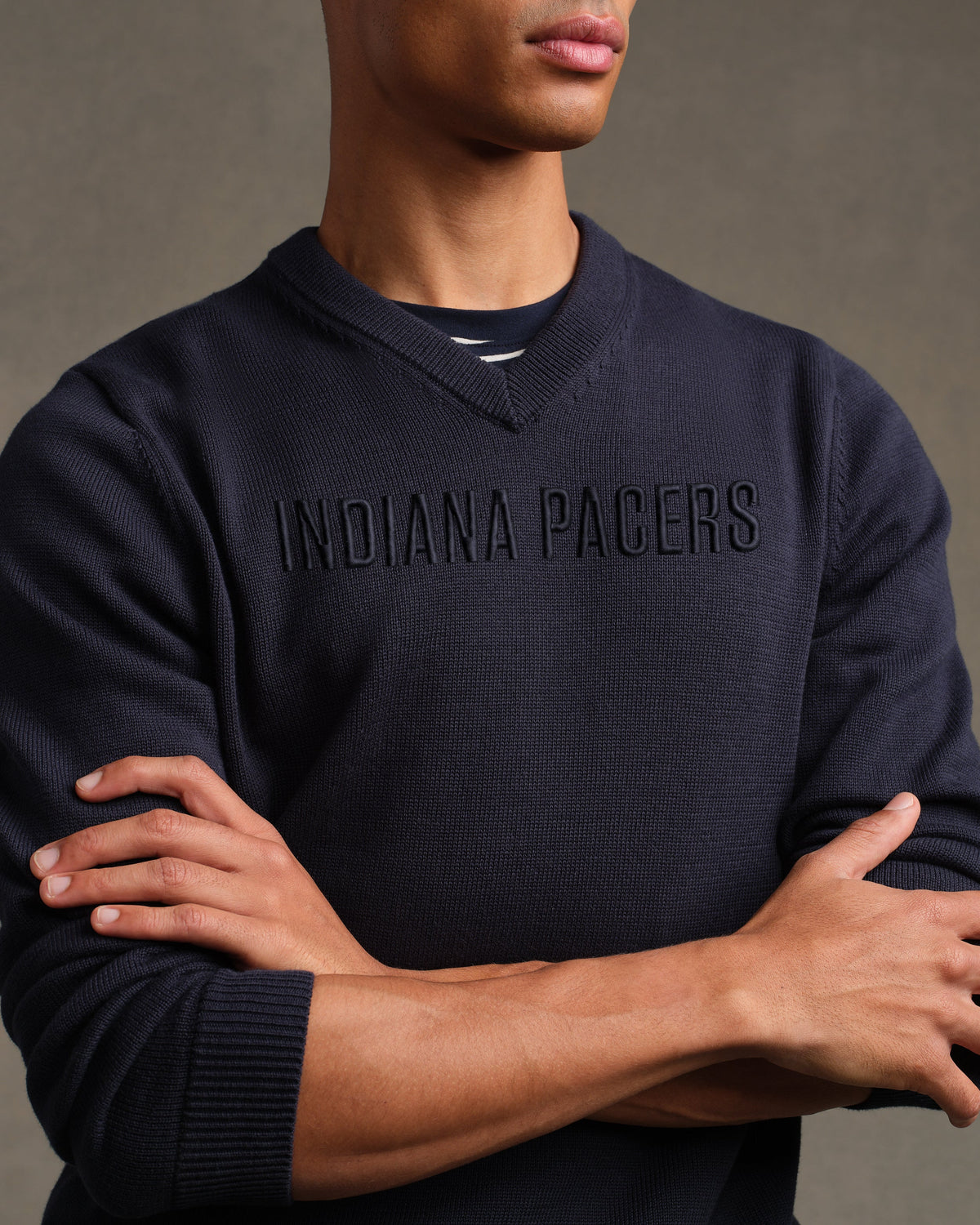 [NBA team=Indiana Pacers] True Navy:Indiana Pacers - Back