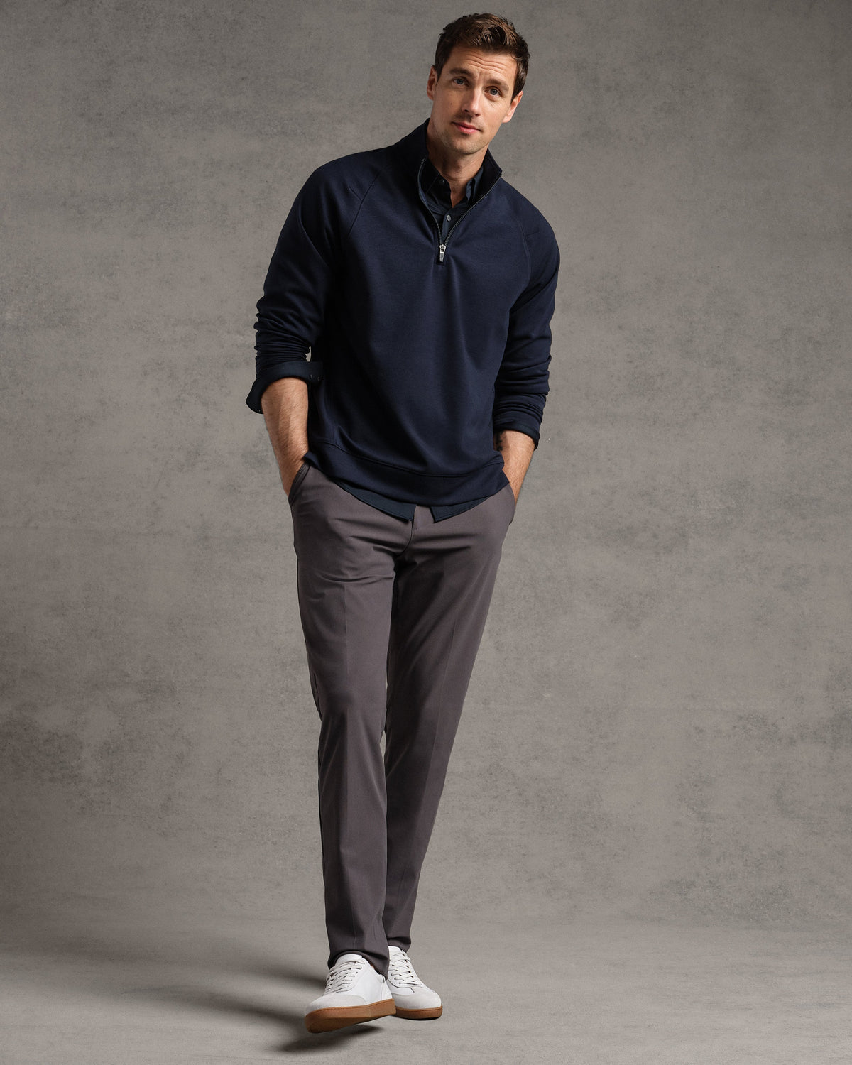 True Navy Oxford - Back
