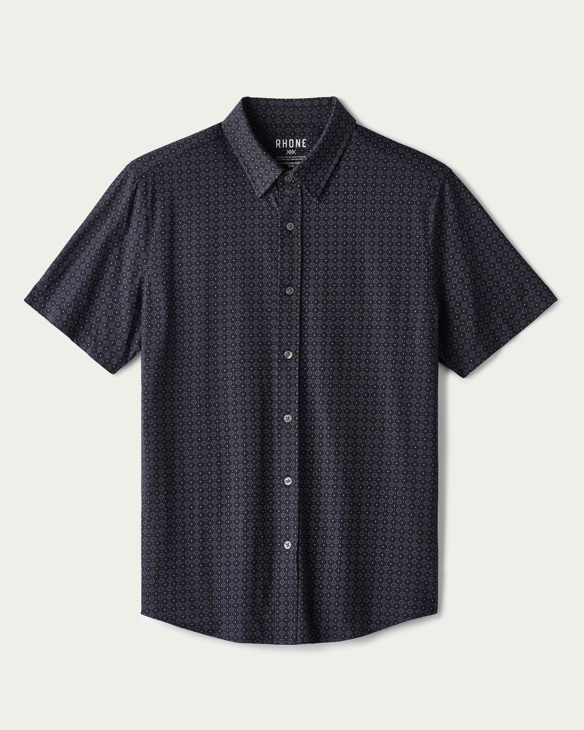 Navy Geo Print