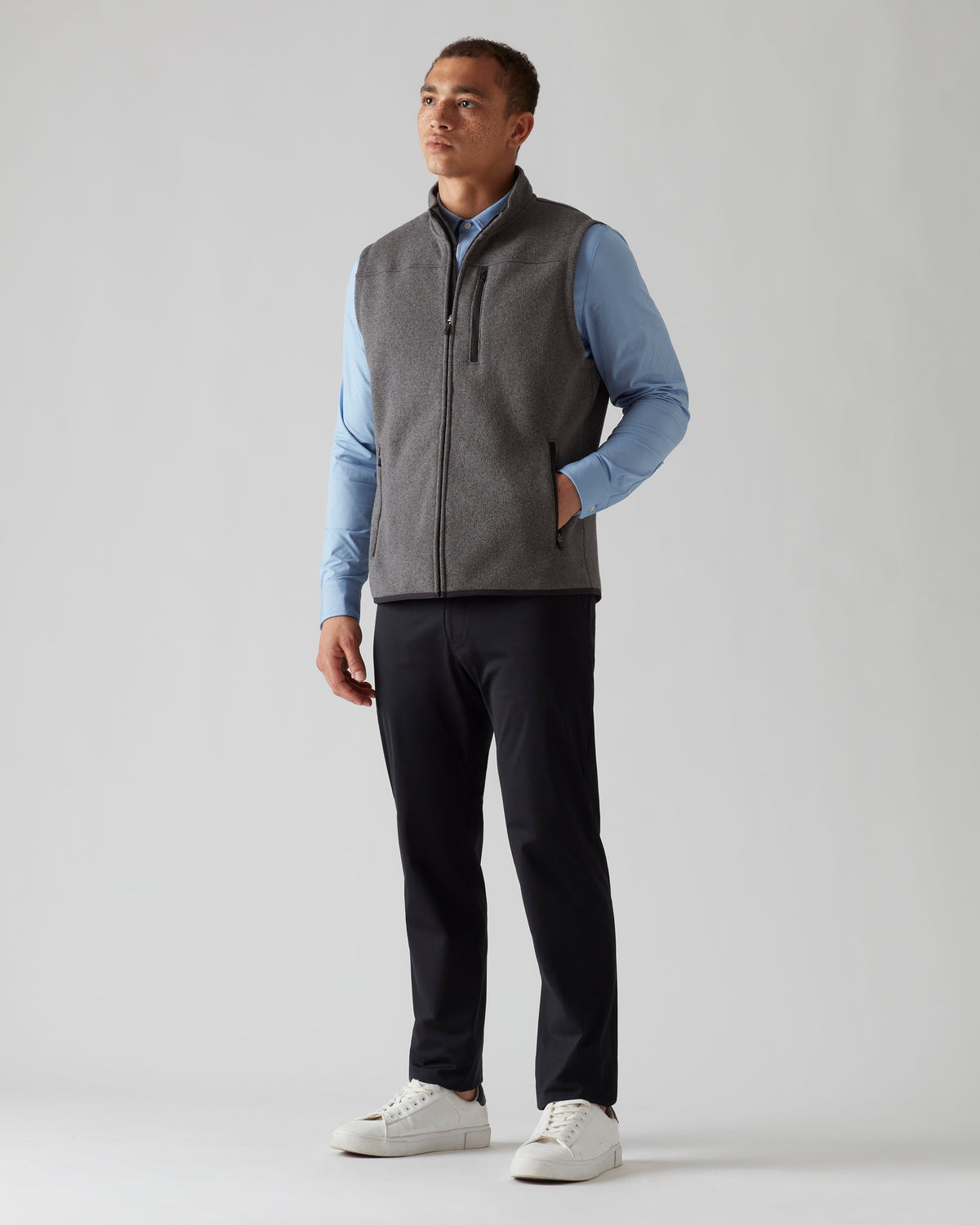 Dark Gray Heather - Back