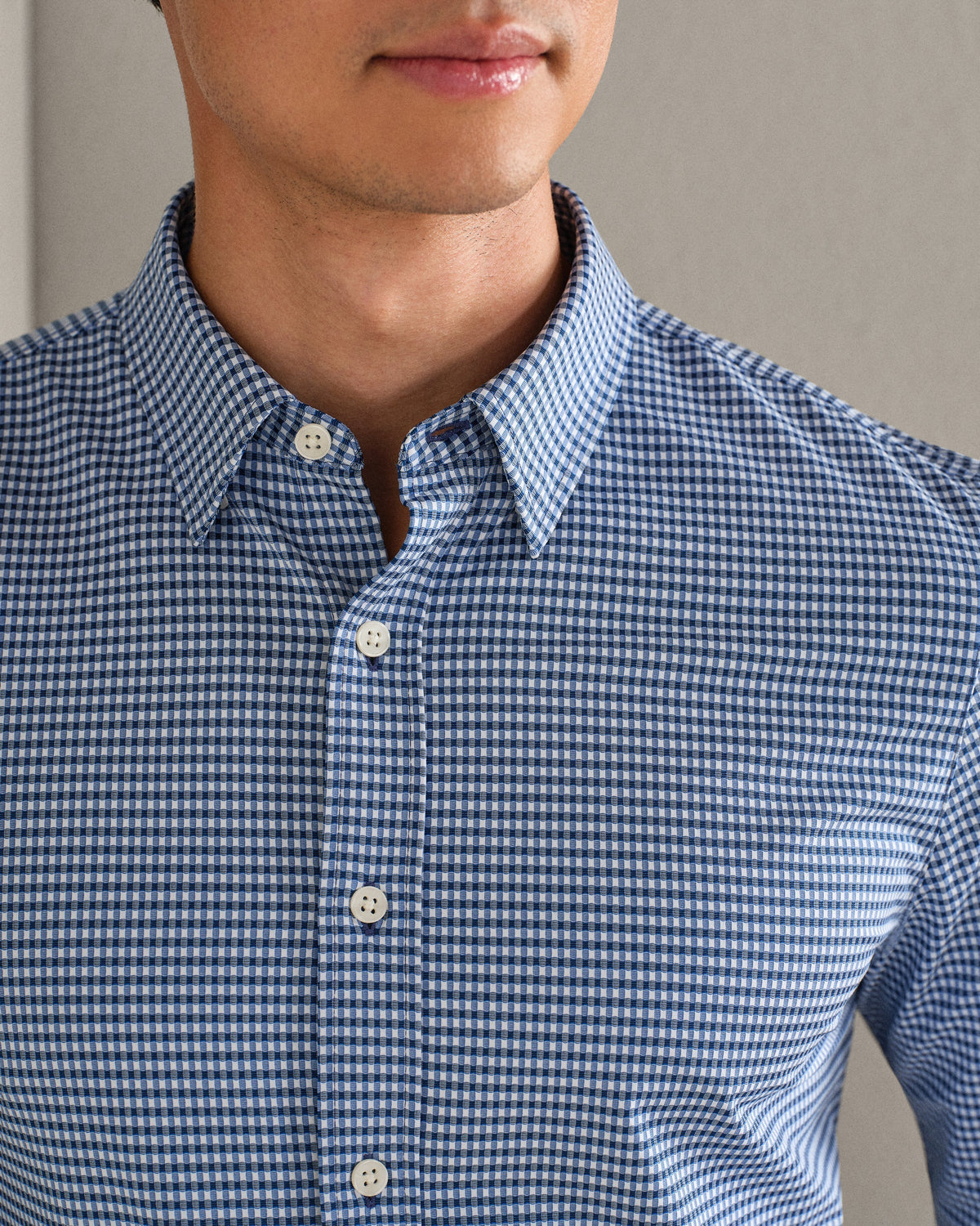 Navy Gingham