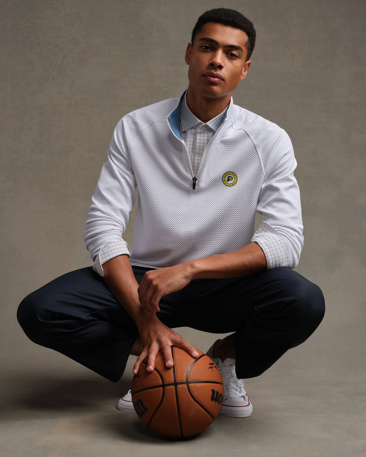[NBA team=Indiana Pacers] Bright White:Indiana Pacers - Front