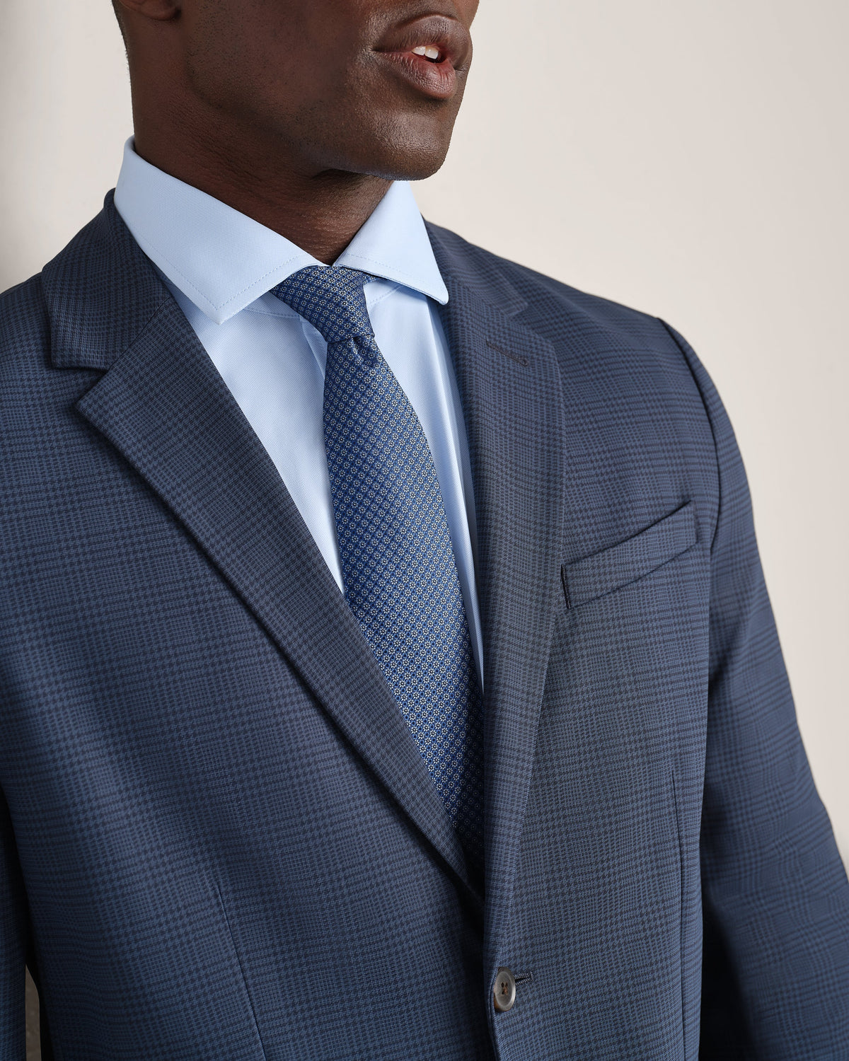 True Navy Glen Plaid