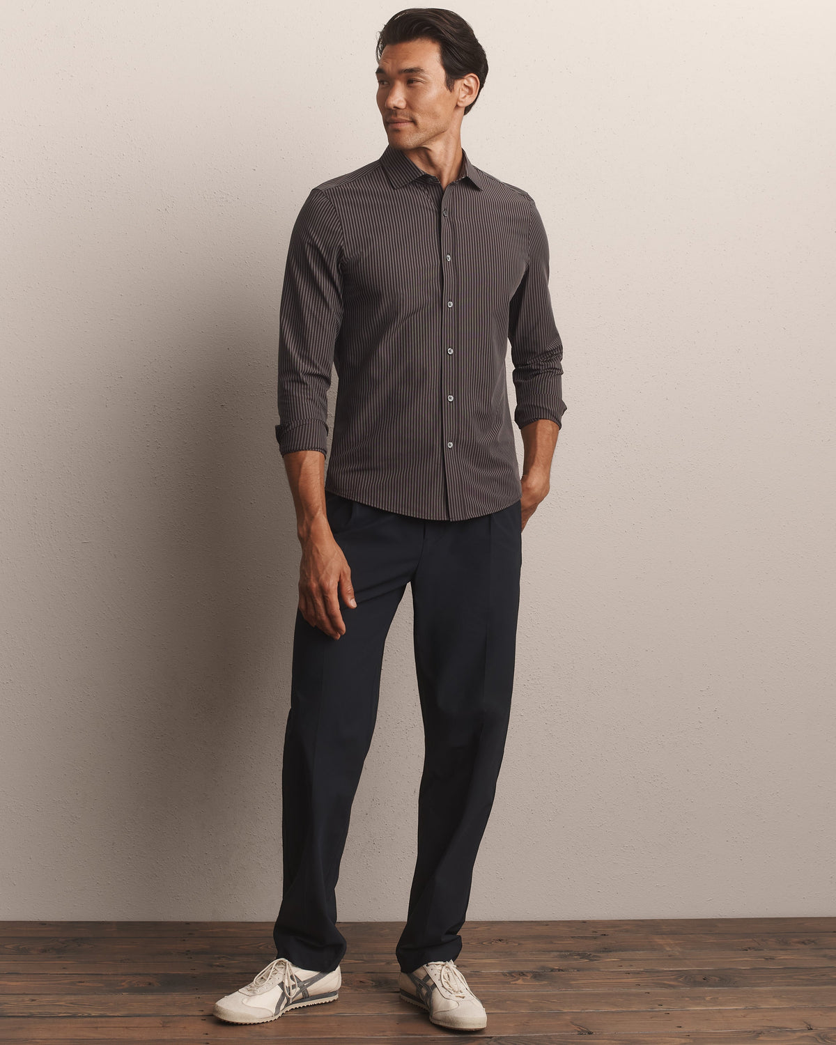 Dark Espresso Stripe - Back