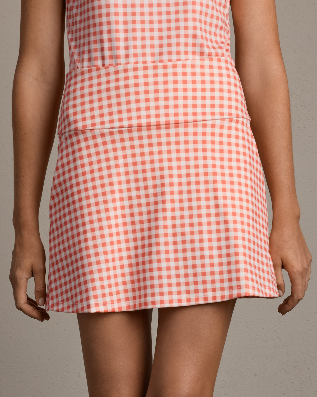 Coral Gingham