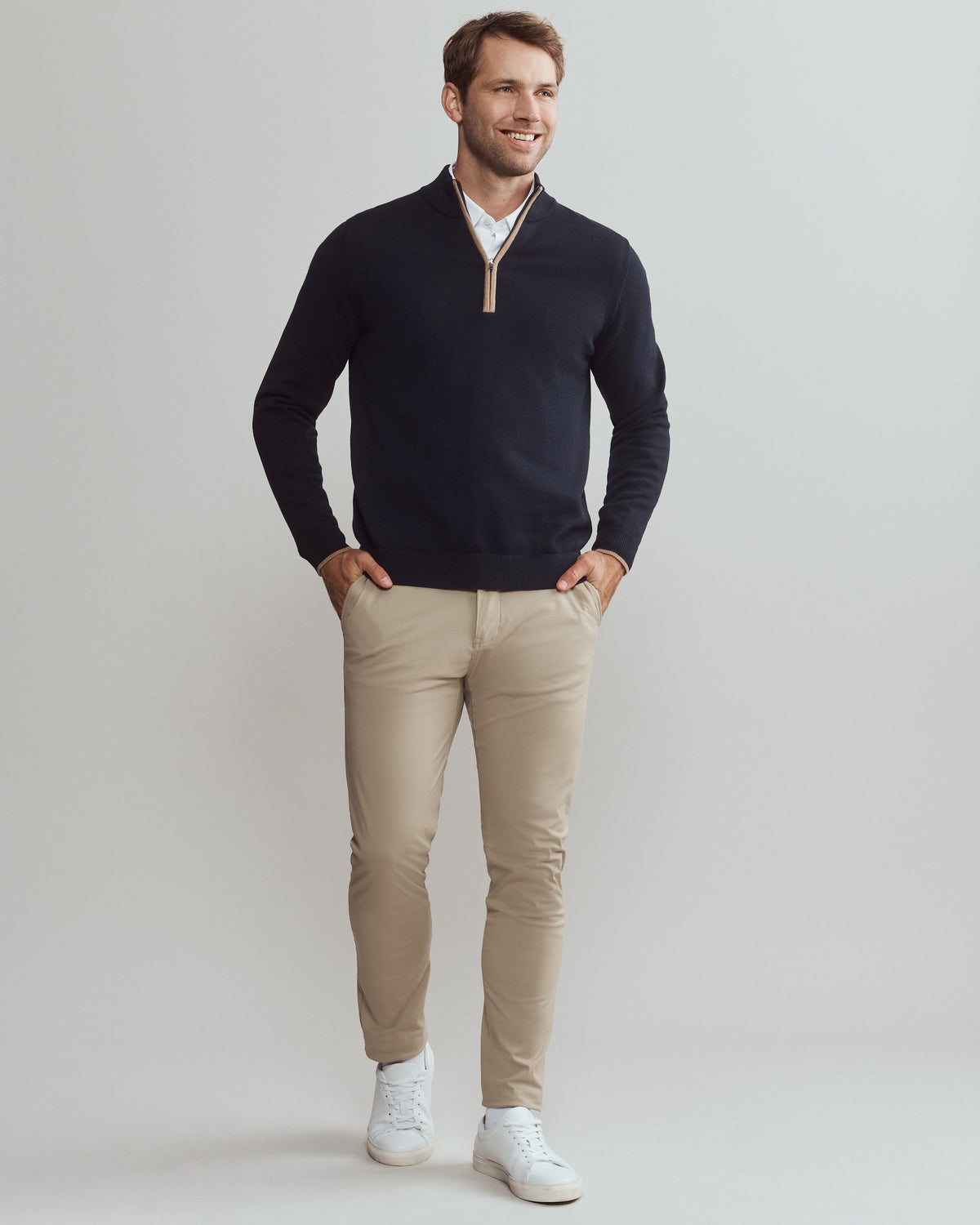 True Navy/Savannah Tan - Back
