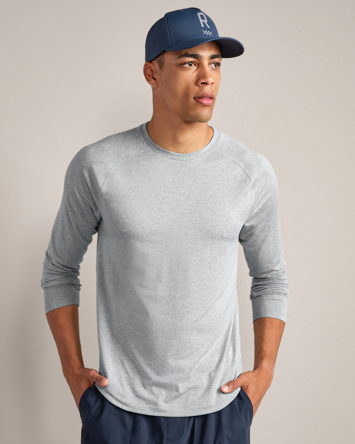 Steel Gray/Pearl Blue Heather - Front