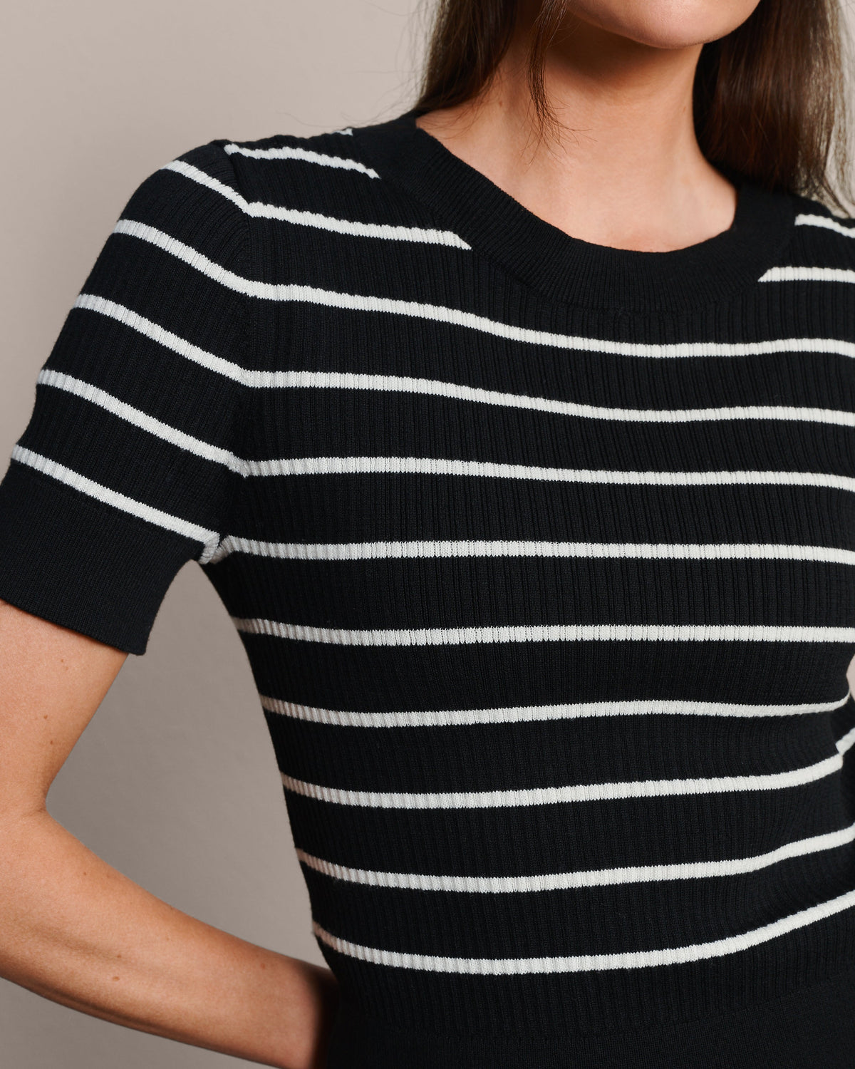 Pure Black Stripe