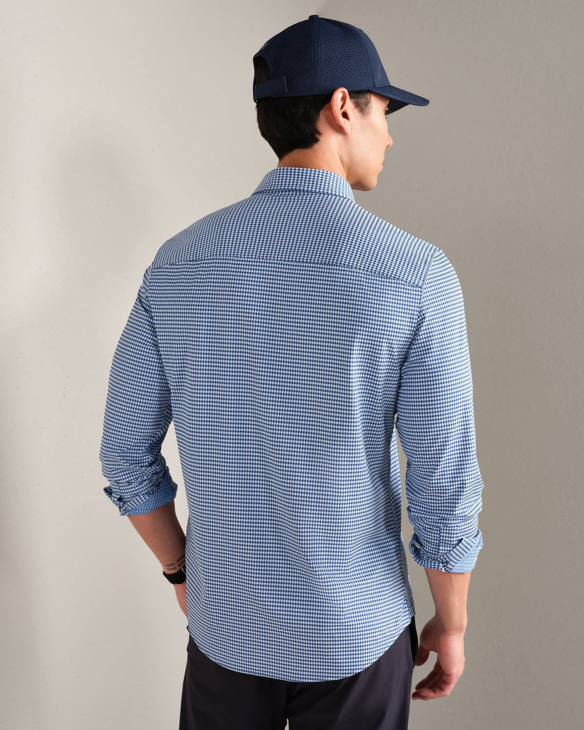 Navy Gingham