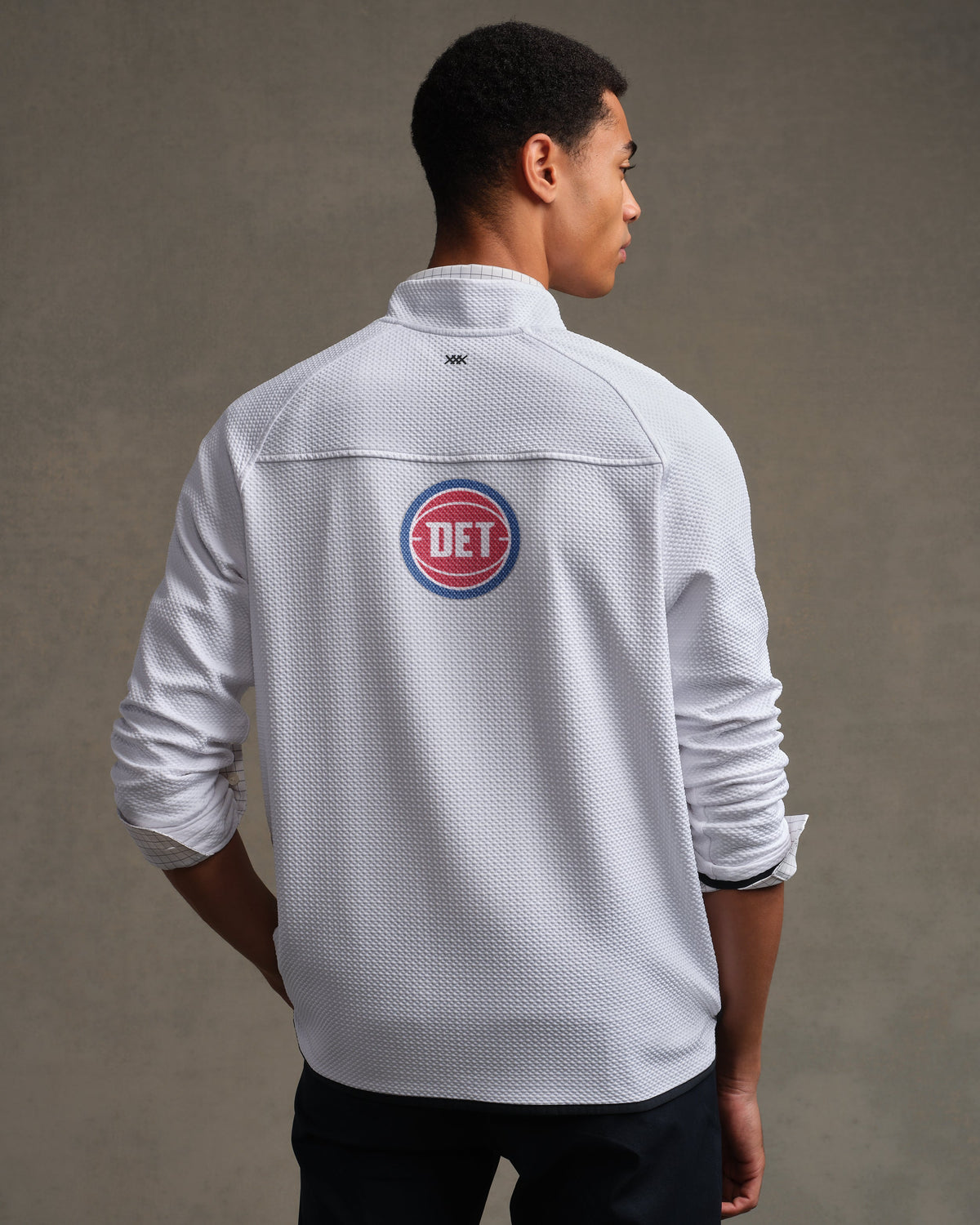 [NBA team=Detroit Pistons] Bright White:Detroit Pistons - Back