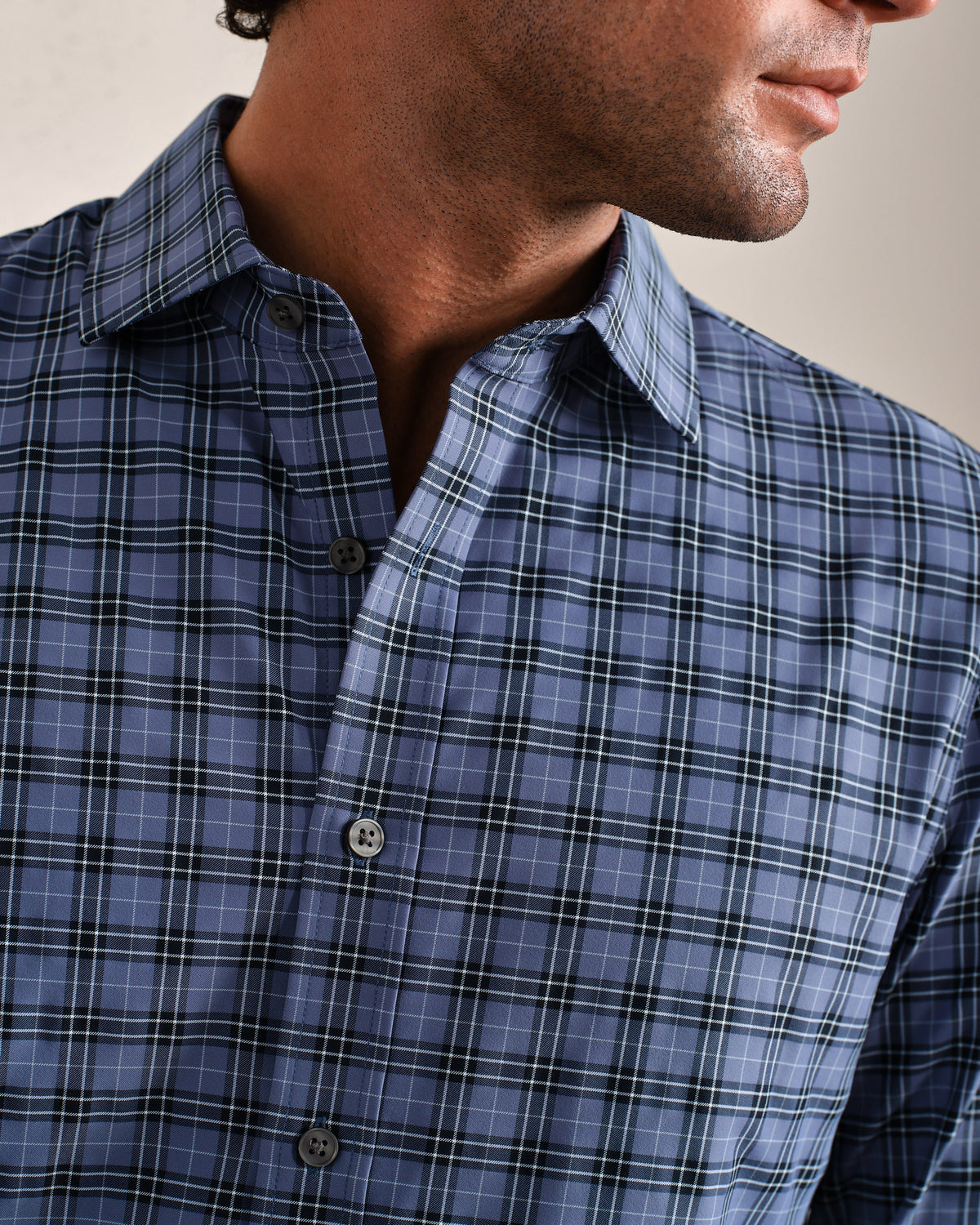 Vintage Indigo Plaid
