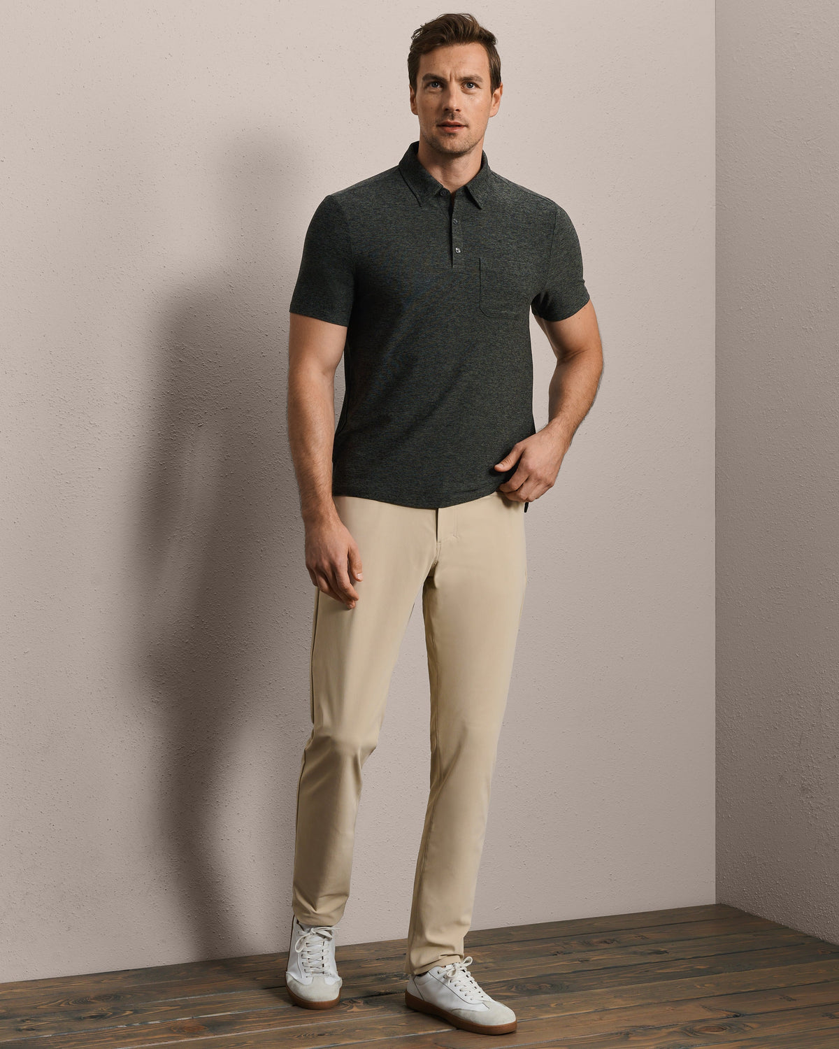 Olive Shadow/Black Heather - Back