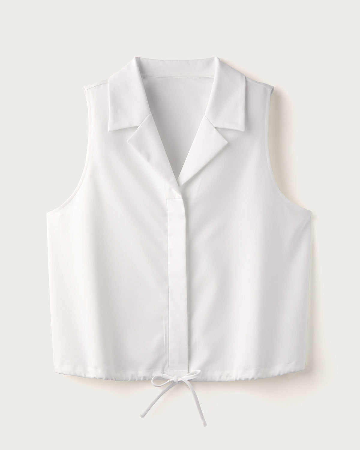 Mirage Sleeveless Notch Collar Blouse