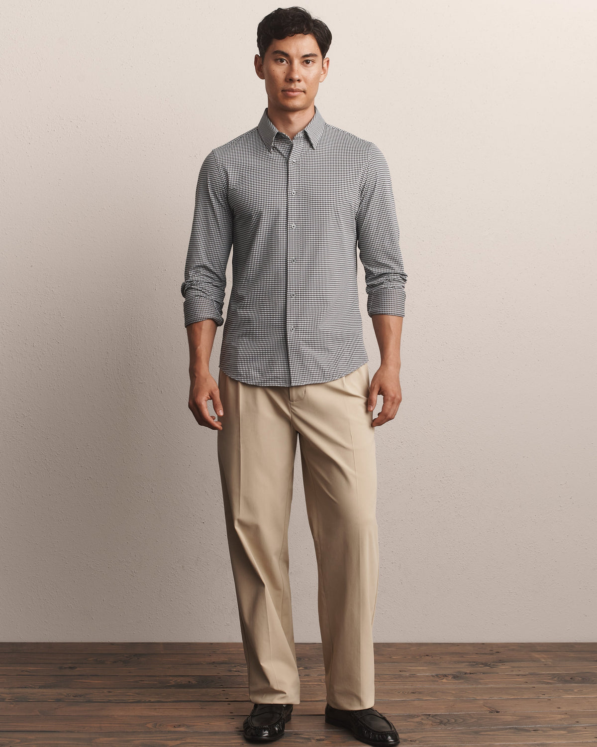 Brown Gingham - Back