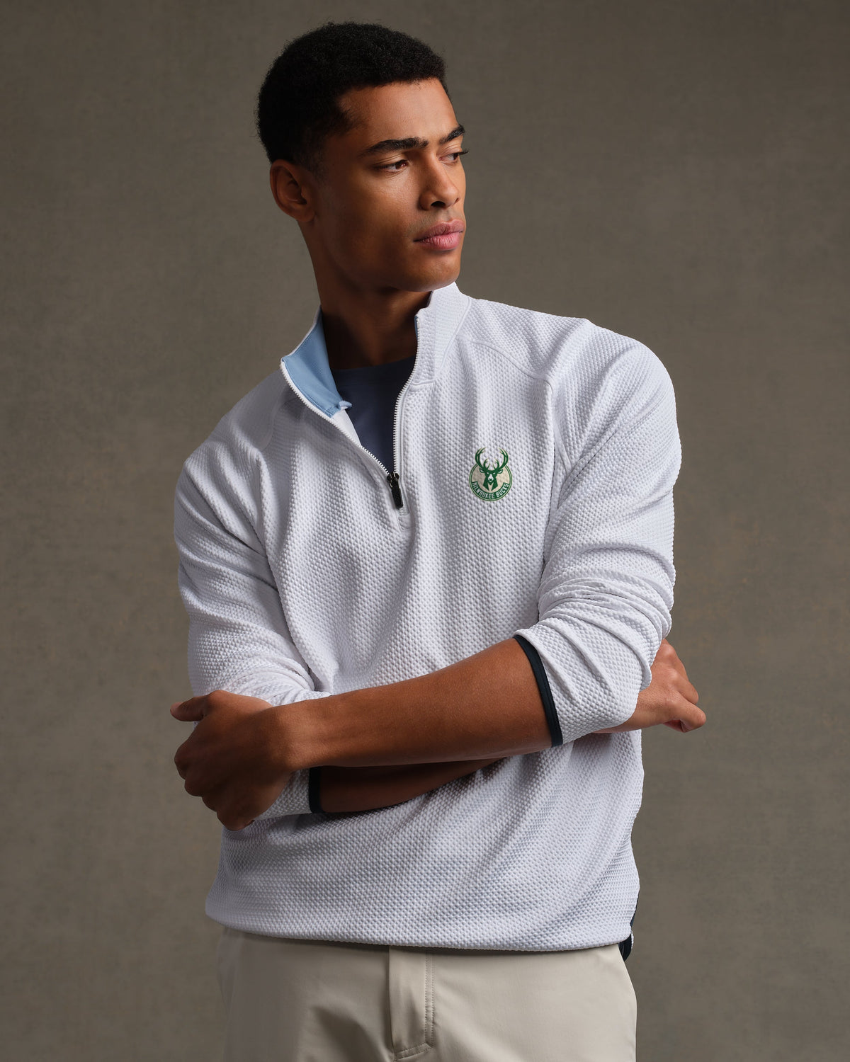 [NBA team=Milwaukee Bucks] Bright White:Milwaukee Bucks - Front