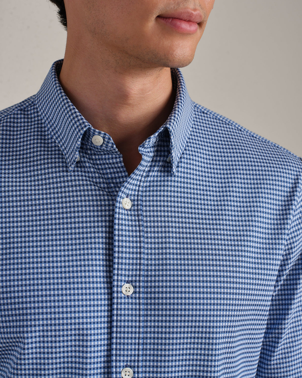 Navy Gingham