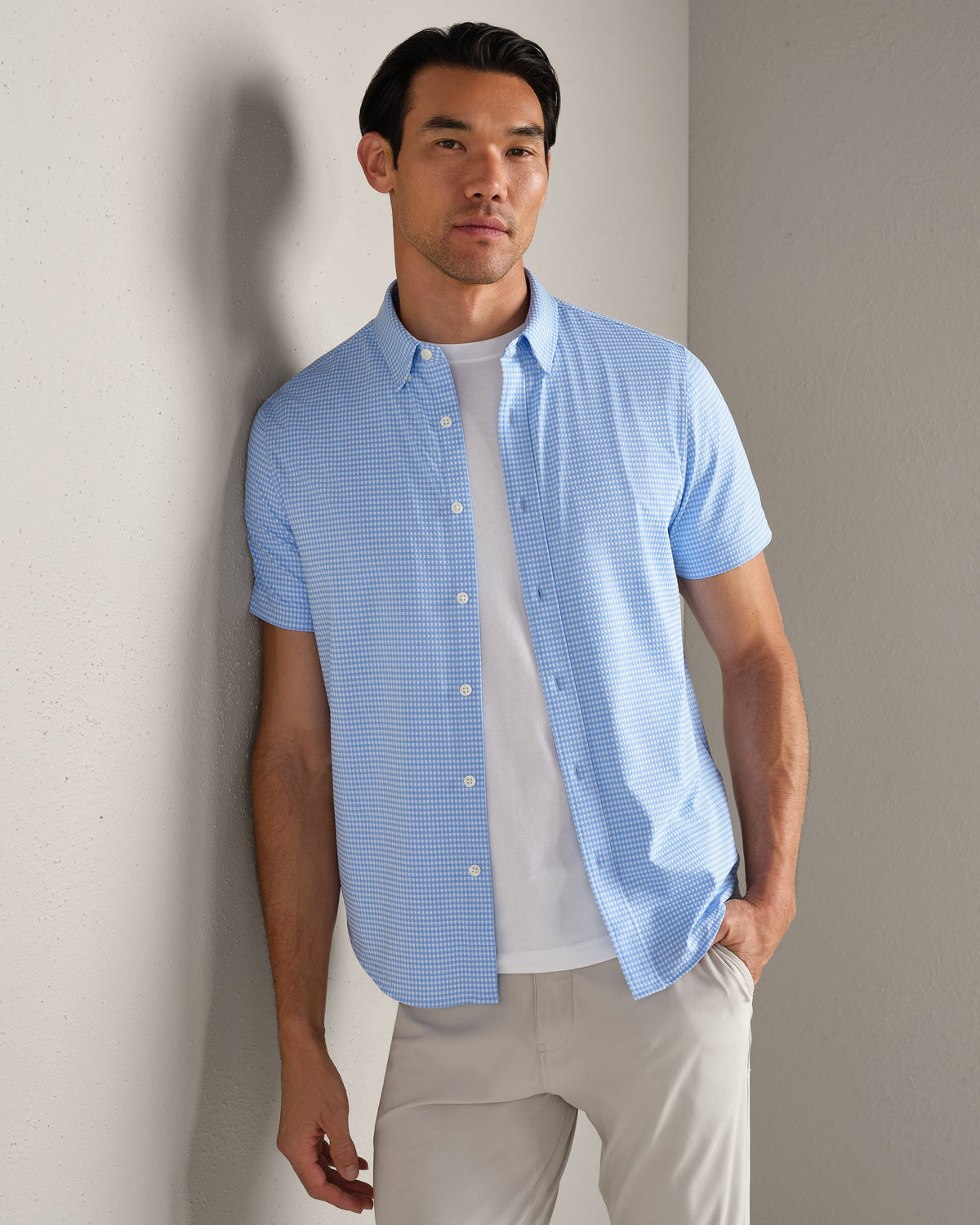 Light Blue Gingham - Front