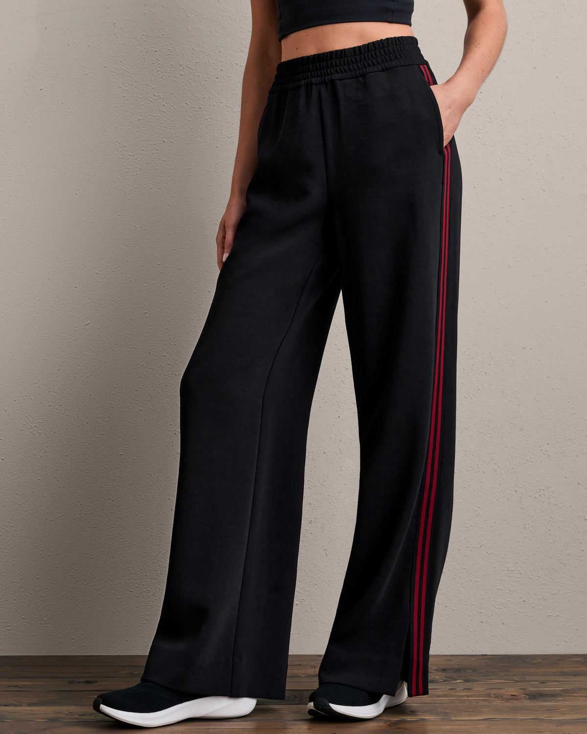 Pure Black/Red Dahlia - Front