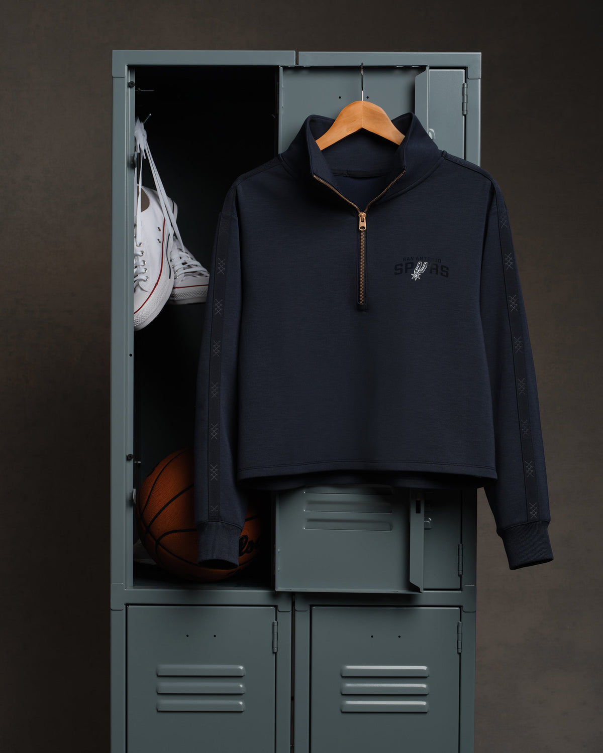[NBA team=San Antonio Spurs] Navy Blue:San Antonio Spurs - Back