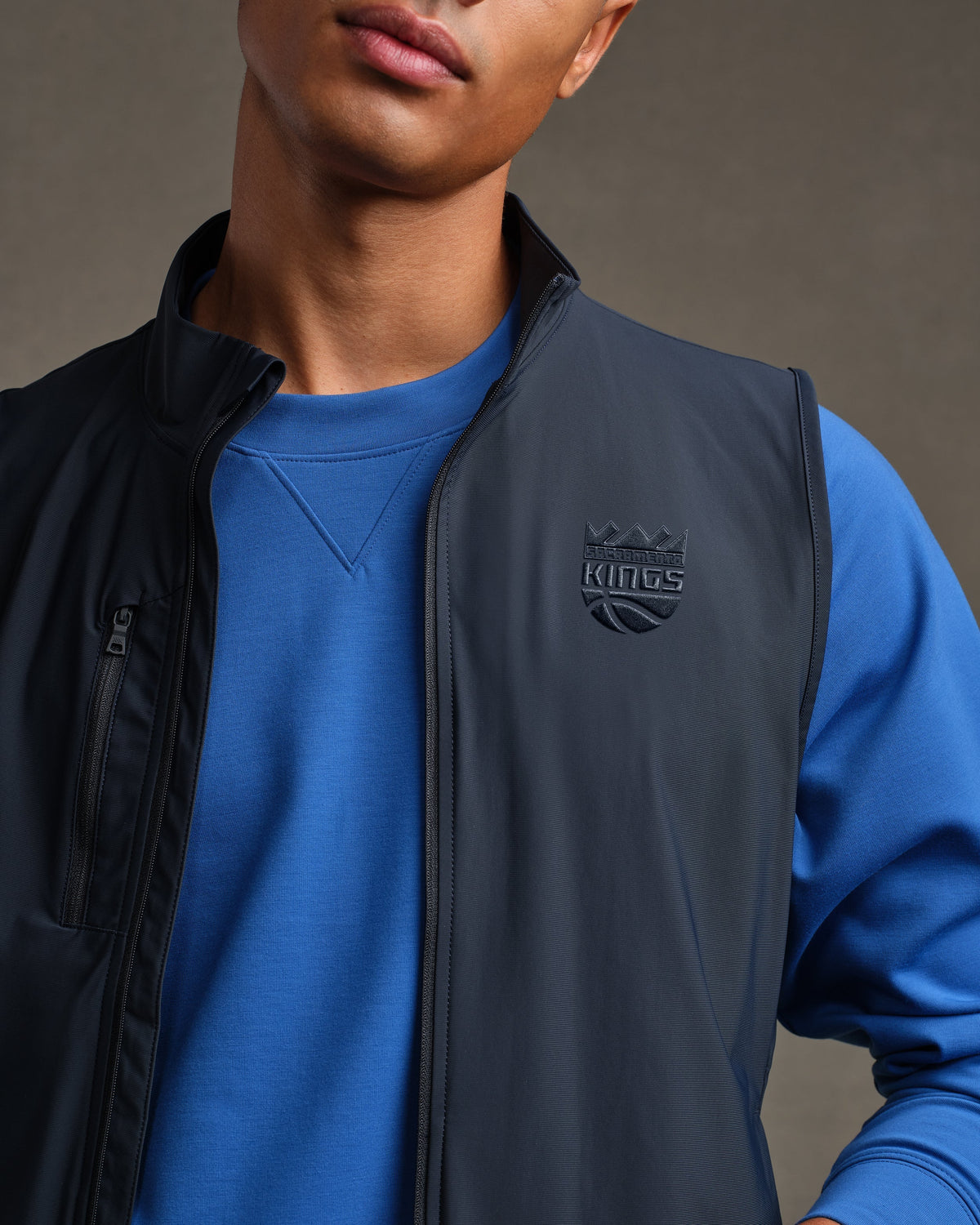 [NBA team=Sacramento Kings] True Navy:Sacramento Kings - Front