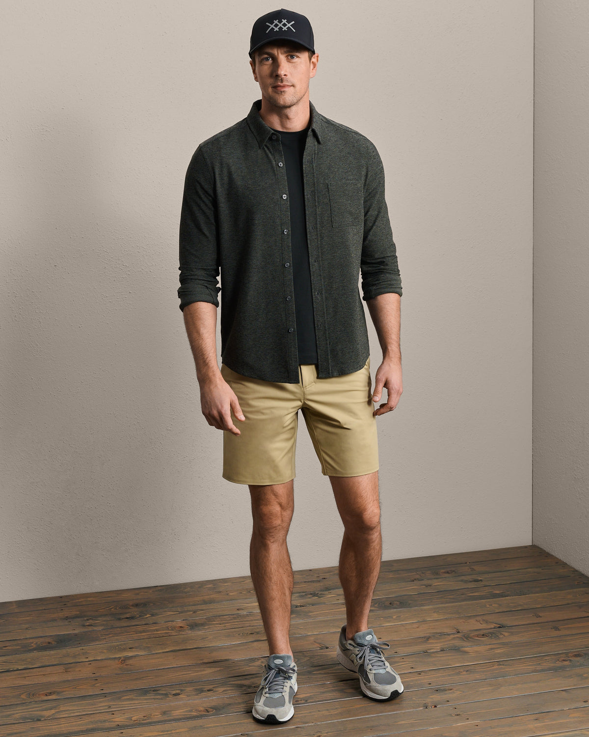 Olive Shadow/Black Heather
