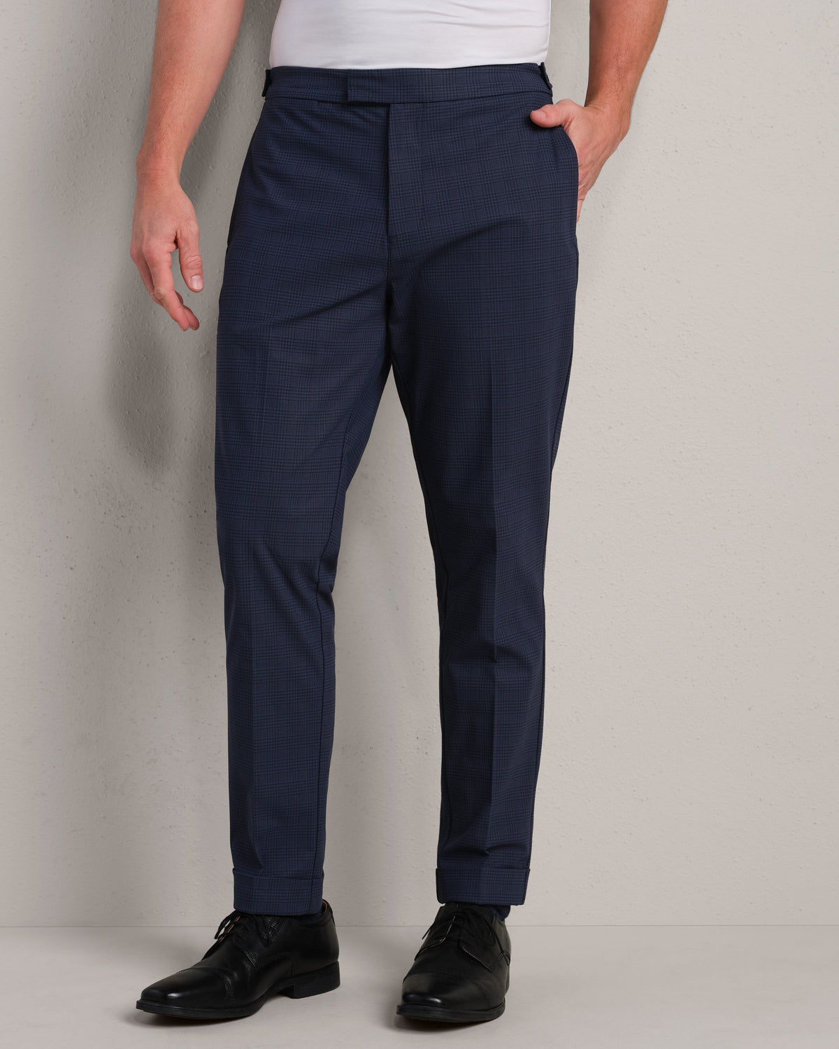 True Navy Glen Plaid