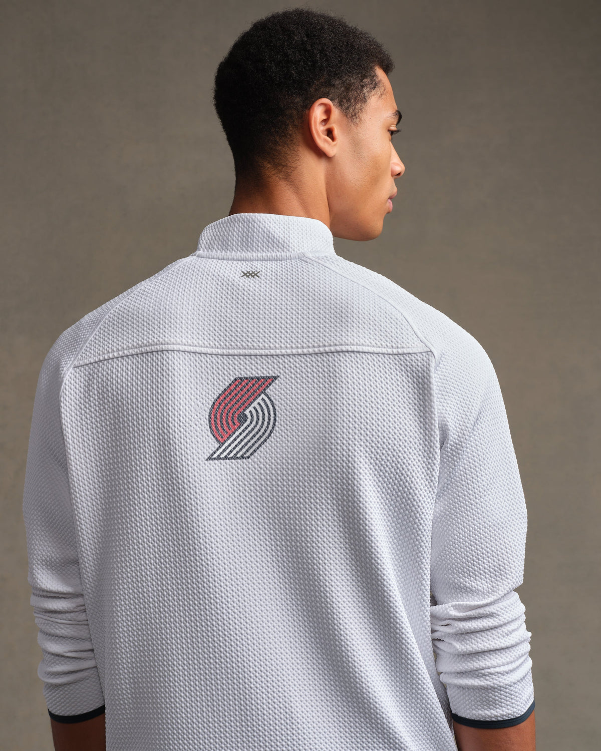[NBA team=Portland Trail Blazers] Bright White:Portland Blazers - Back