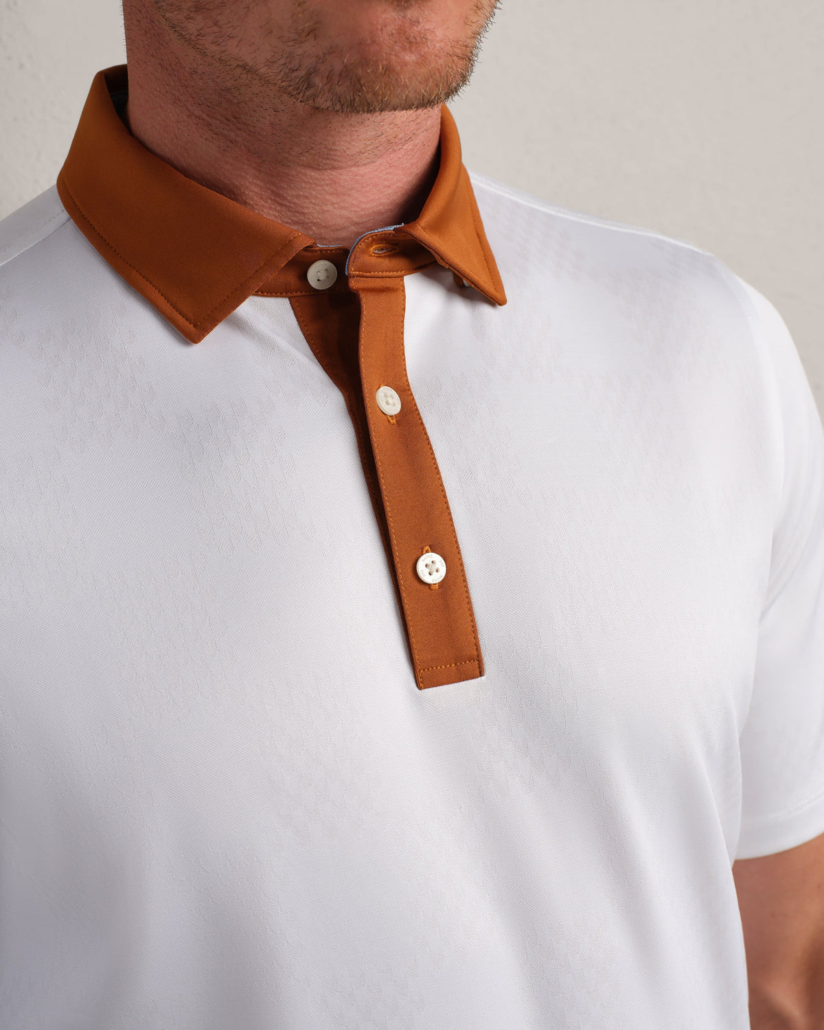 Dark Caramel/White Houndstooth
