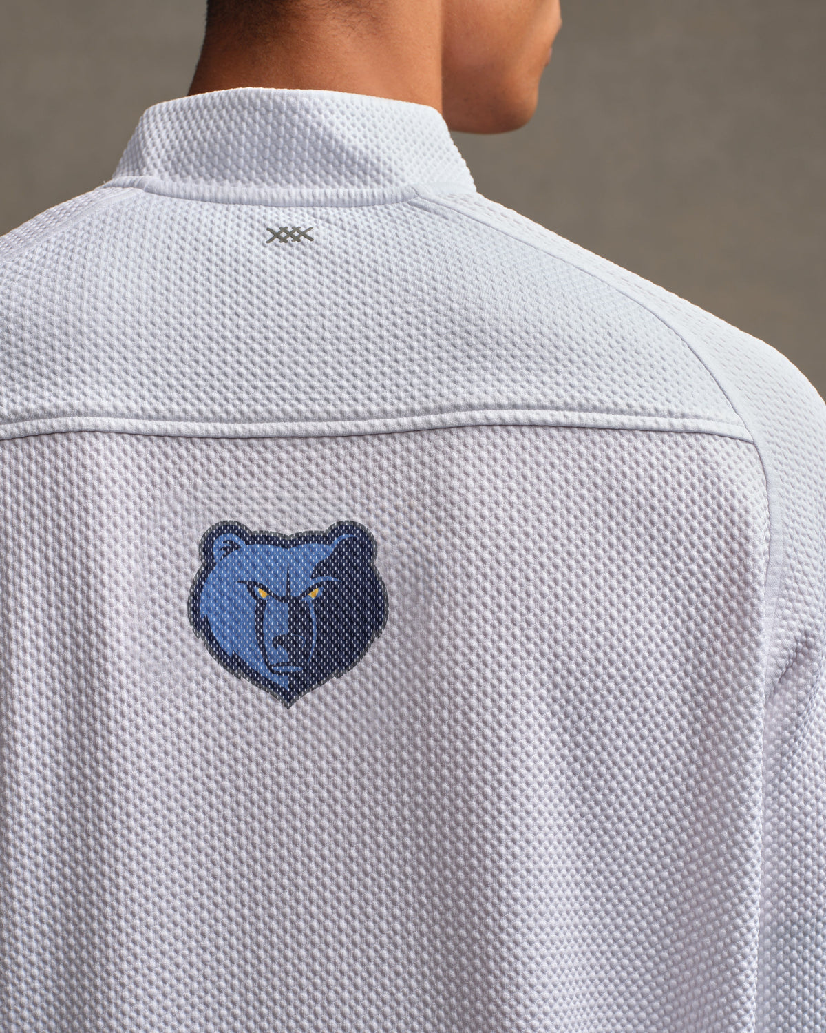 [NBA team=Memphis Grizzlies] Bright White:Memphis Grizzlies - Back