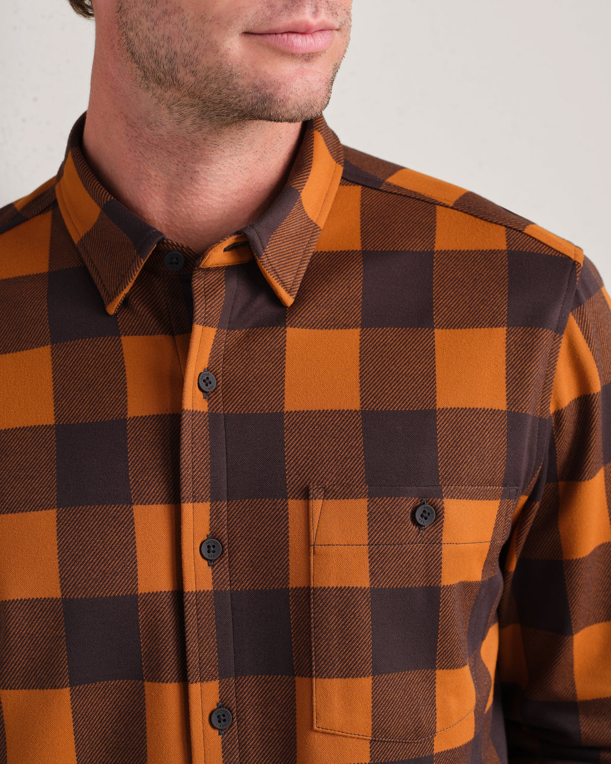 Dark Caramel/Dark Espresso Buffalo Check