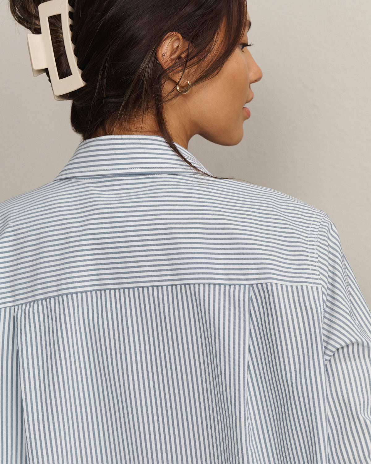 Washed Navy Stripe