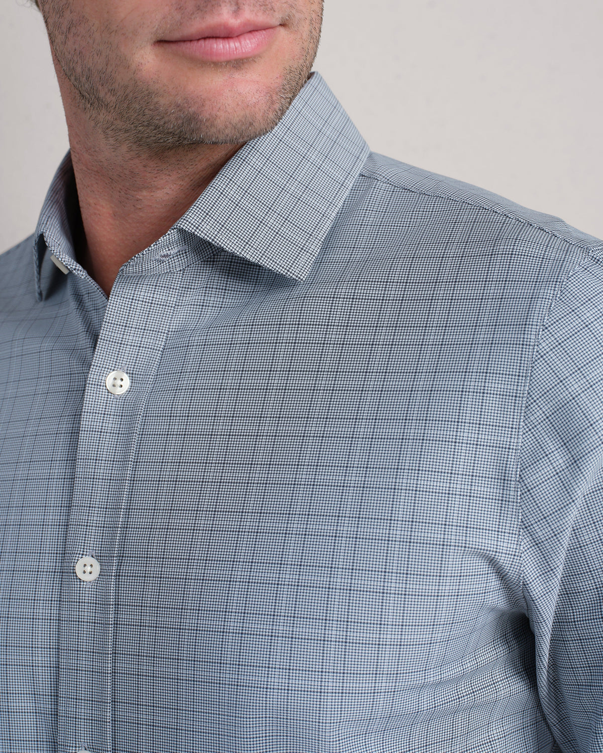 Blue Pearl Houndstooth