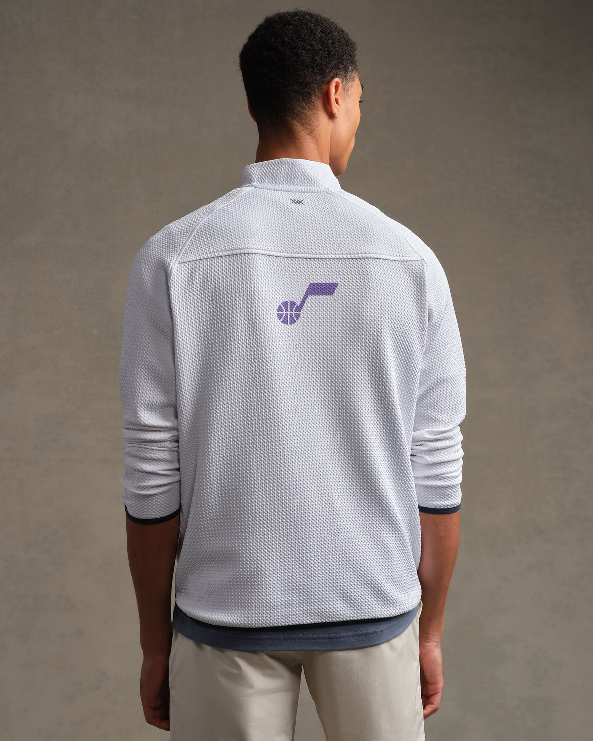 [NBA team=Utah Jazz] Bright White:Utah Jazz - Back