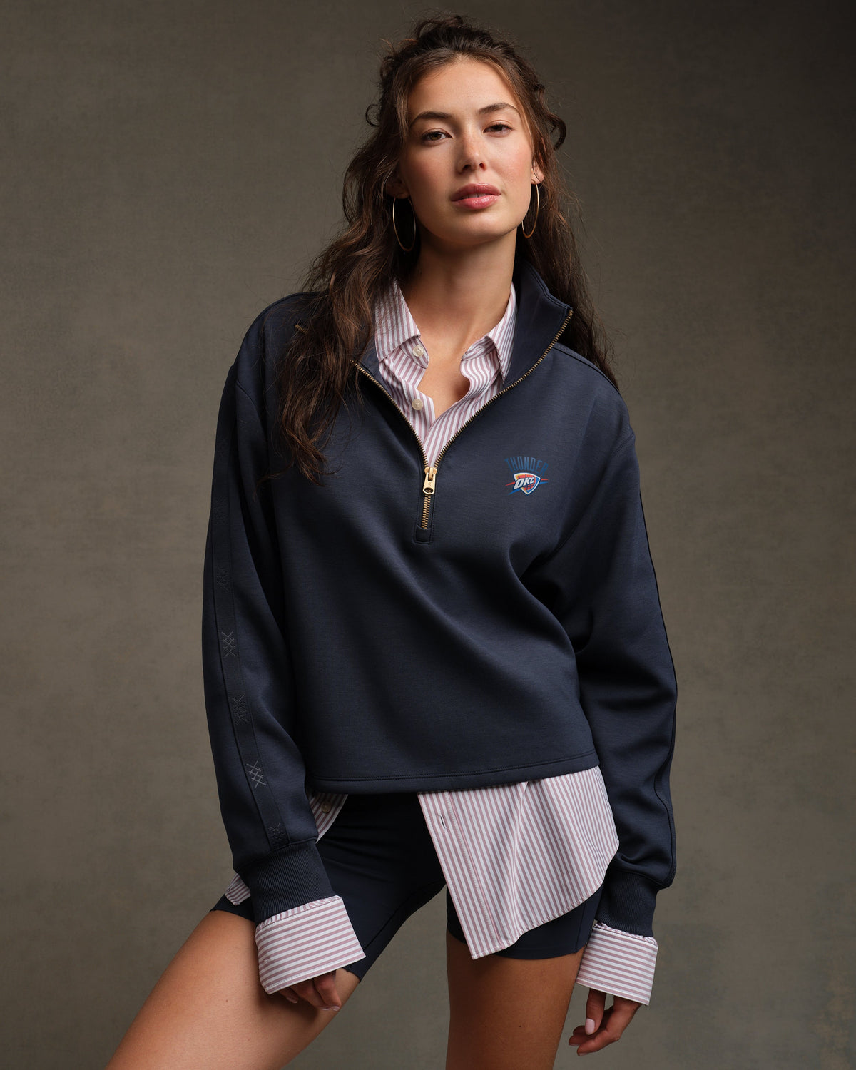 [NBA team=Oklahoma City Thunder] Navy Blue:Oklahoma City Thunder - Front