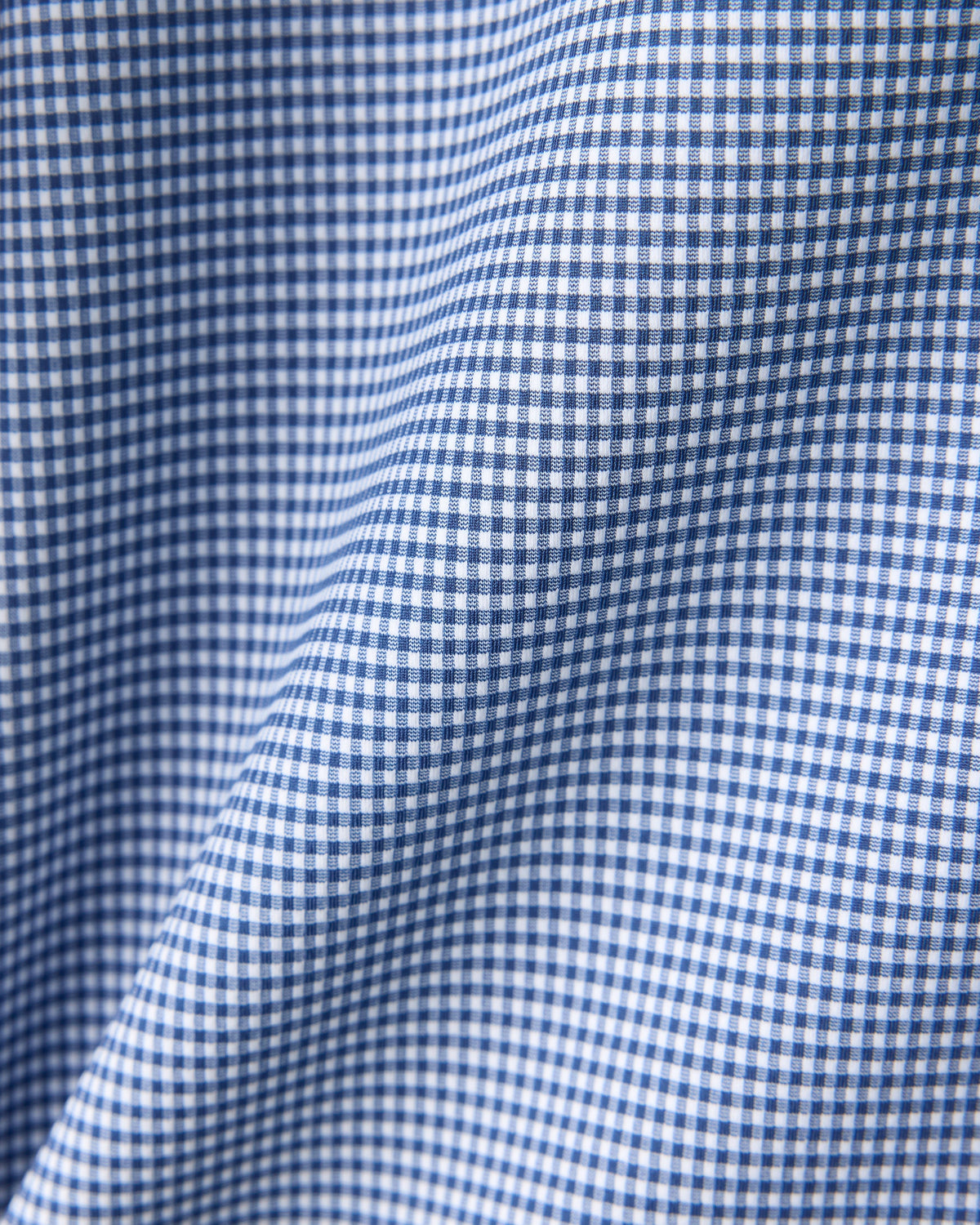 Indigo Blue Micro Gingham