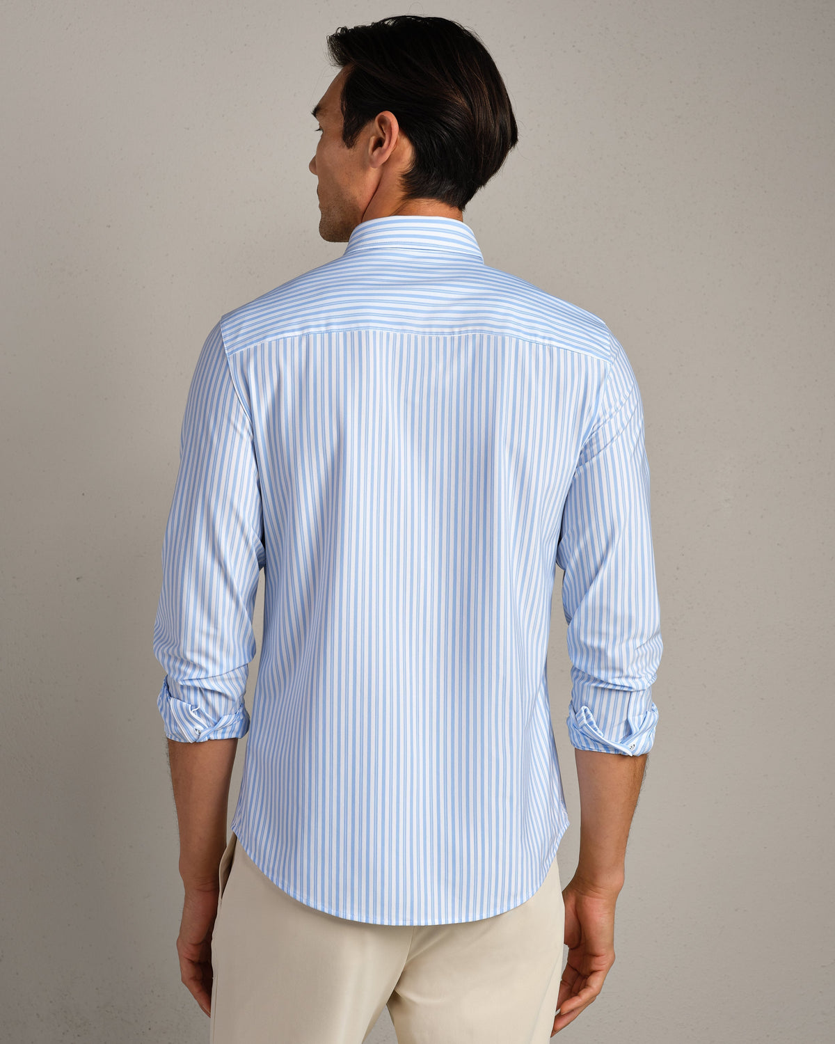 Light Blue/White Vintage Stripe