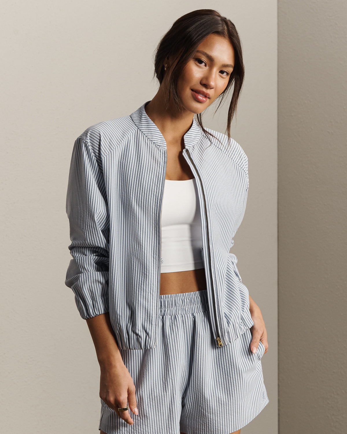 Washed Navy Stripe